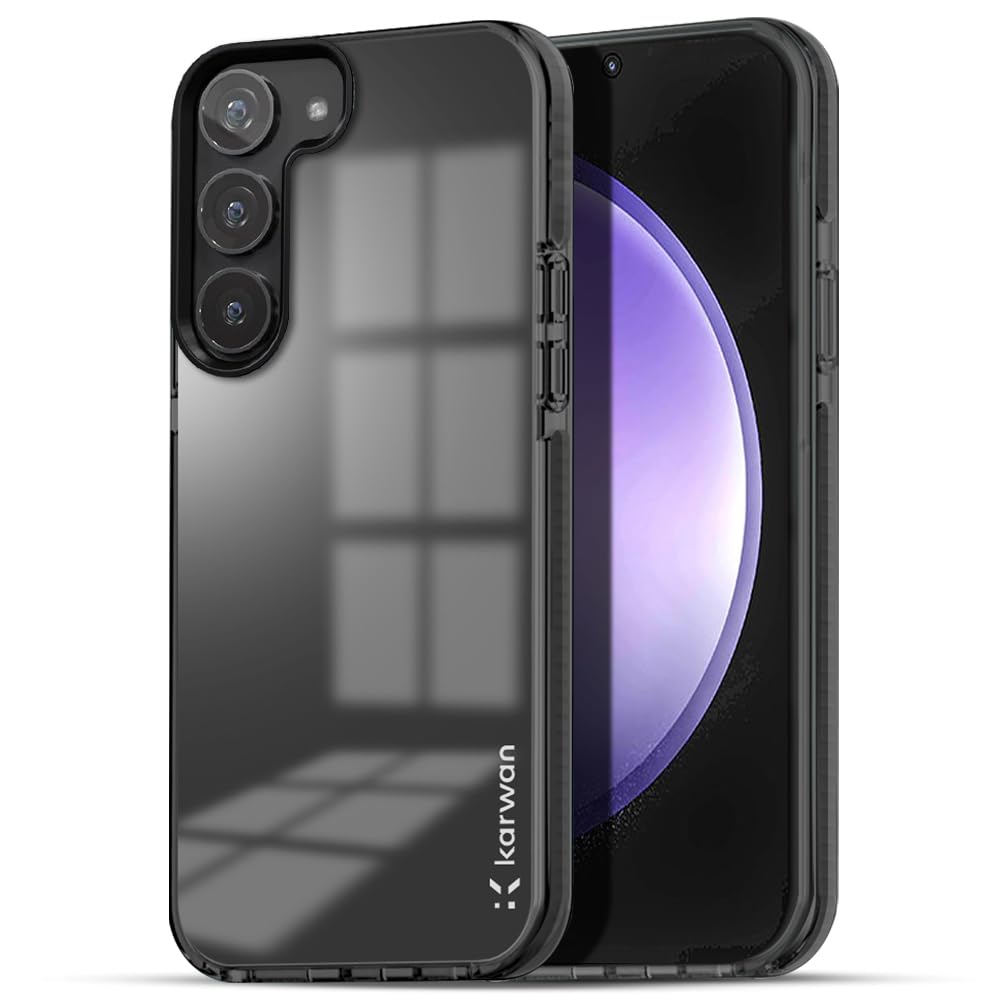 KARWAN®Samsung S23 Plus Back Cover |Polycarbonate Material| Full Camera Protection |Perfectly Fit| Case for Samsung S23 Plus – Black
