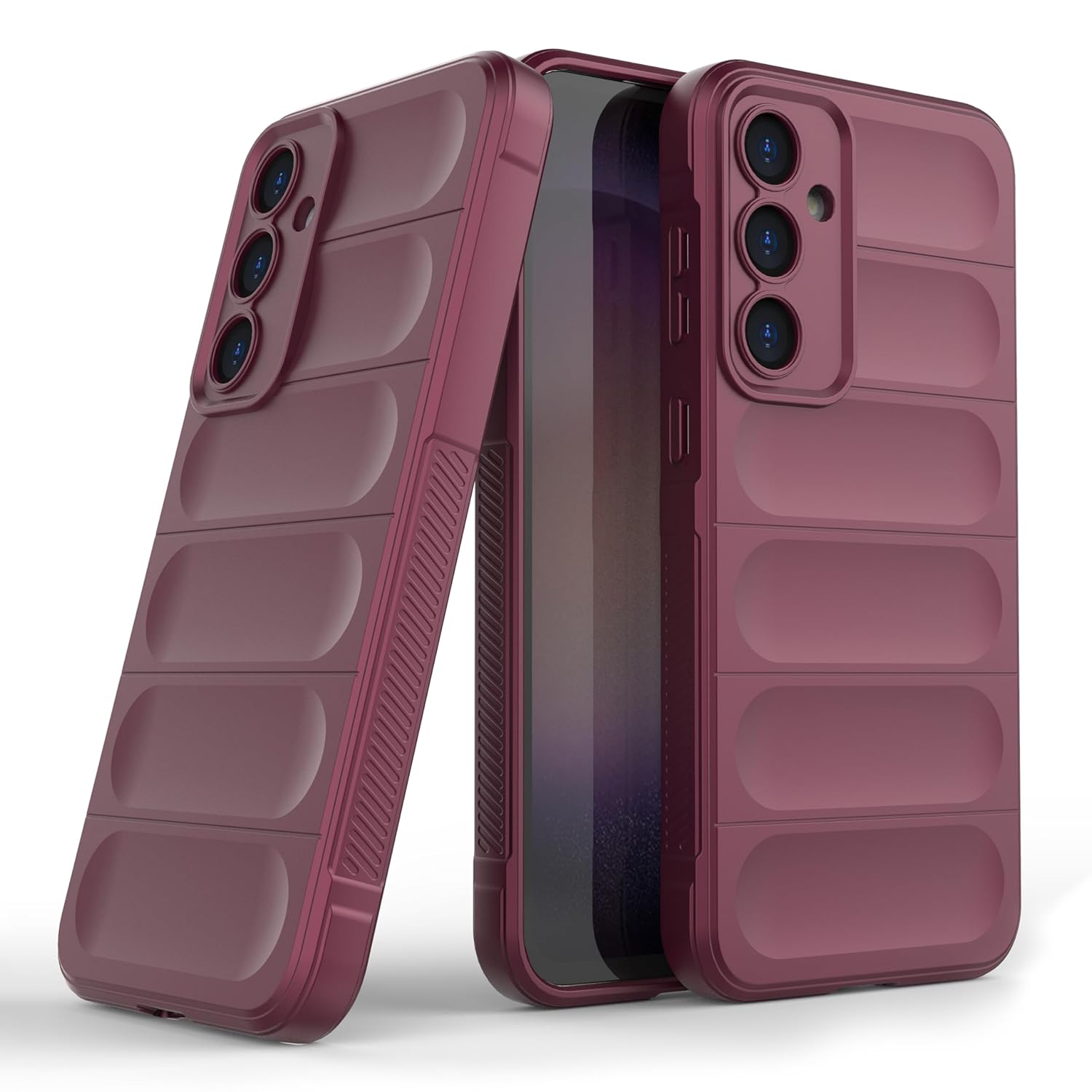 Zapcase Back Case Cover for Samsung Galaxy S23 FE 5G | Compatible for Samsung Galaxy S23 FE 5G Back Case Cover | Liquid Silicon Case for Samsung Galaxy S23 FE 5G with Camera Protection |Plum