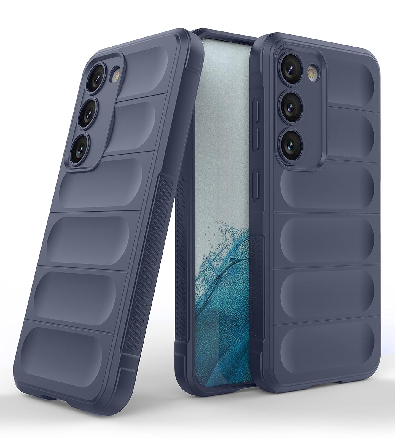 Zapcase Back Case Cover for Samsung Galaxy S23 5G | Compatible for Samsung Galaxy S23 5G Back Cover | Liquid Silicon Case for Samsung Galaxy S23 5G with Camera Protection |Sapphire