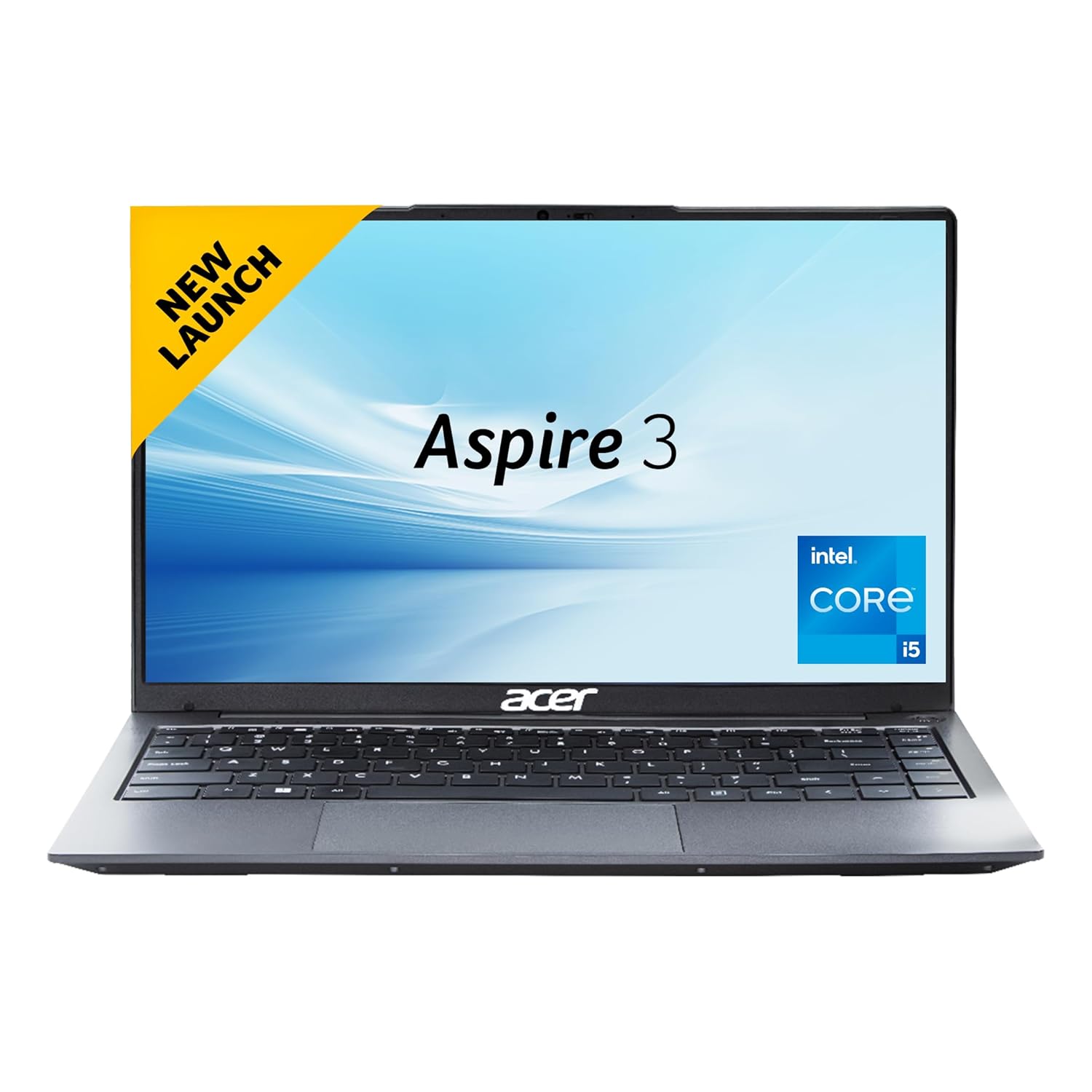 Acer Aspire 3 Intel Core i5-1235U Processor Laptop with 35.56 cm (14″) FHD LED-Backlit IPS Display (16GB RAM/512GB SSD/WiFi 6/Intel Graphics/Win11Home) A324-51, Backlit Keyboard, Steel Gray, 1.45KG
