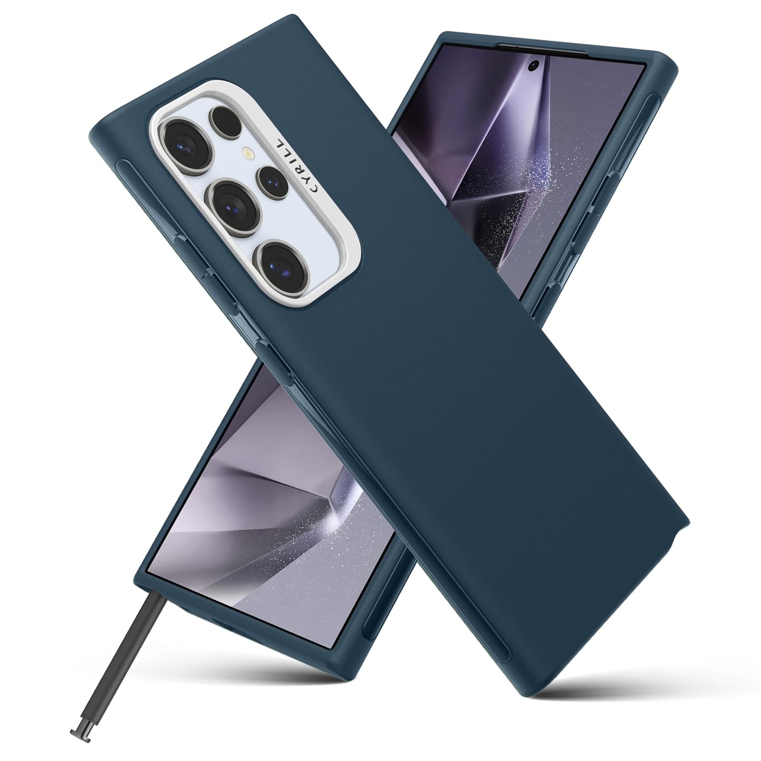 CYRILL Spigen Ultracolor Back Cover Case Compatible With Samsung Galaxy S24 Ultra (2024) – Tpu, Pc | Deep Sea, Blue