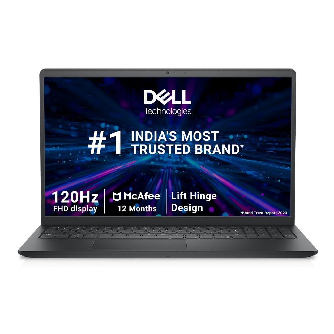 Dell Inspiron 3535, AMD Ryzen 3 7320U Processor, (8GB RAM/512GB SSD/Window 11/MS Office’ 21/15.6″(39.62 cm) FHD Display/15 Month McAfee/Carbon Black/1.67kg Thin & Light Laptop