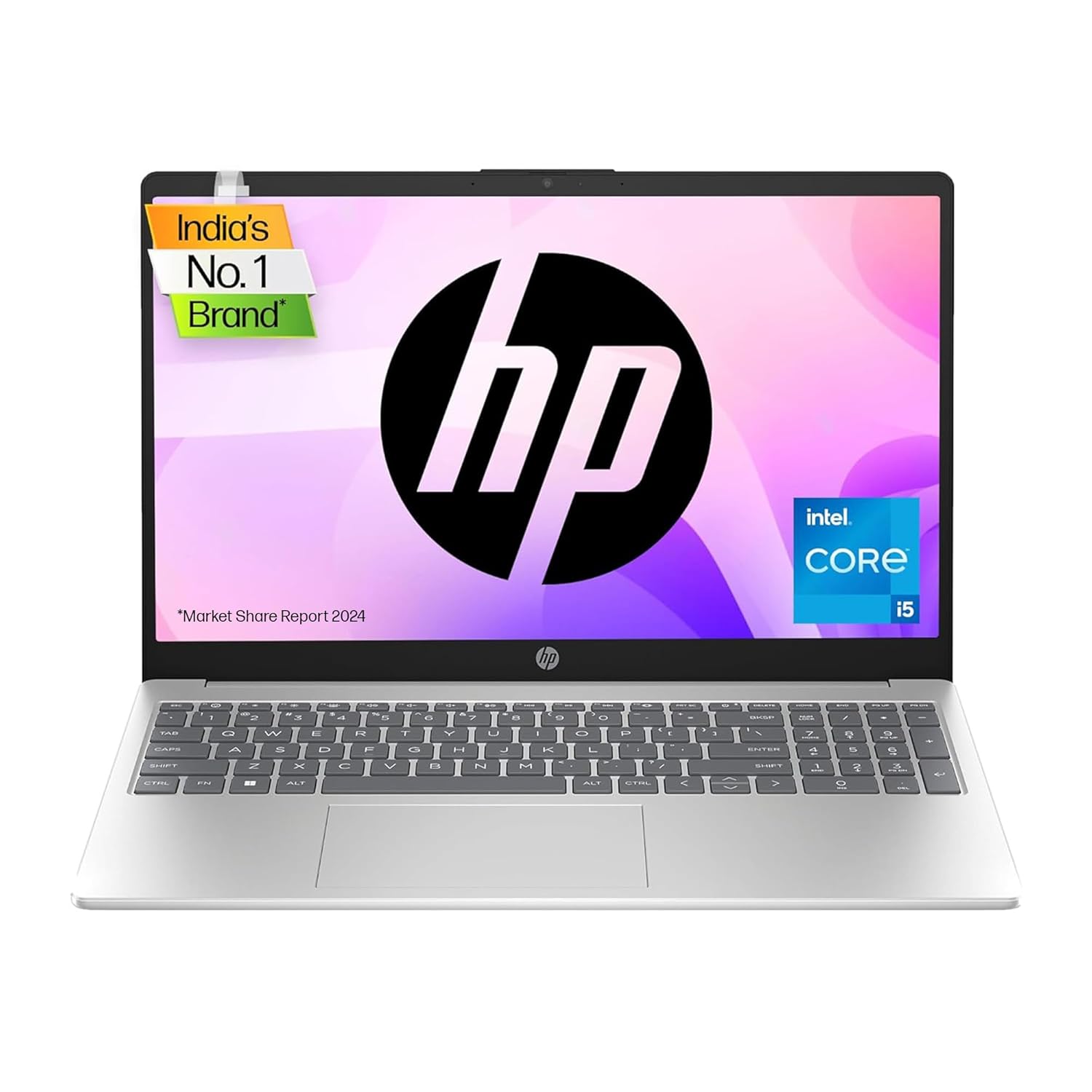 HP 15 Intel Core i5 13th Gen (16GB Ram/512GB SSD/Fhd/15.6″ (39.6 Cm)/Windows 11/Ms Office’ 21/Backlit Keyboard/Silver/ 1.59 Kg) Fd0221Tu Laptop