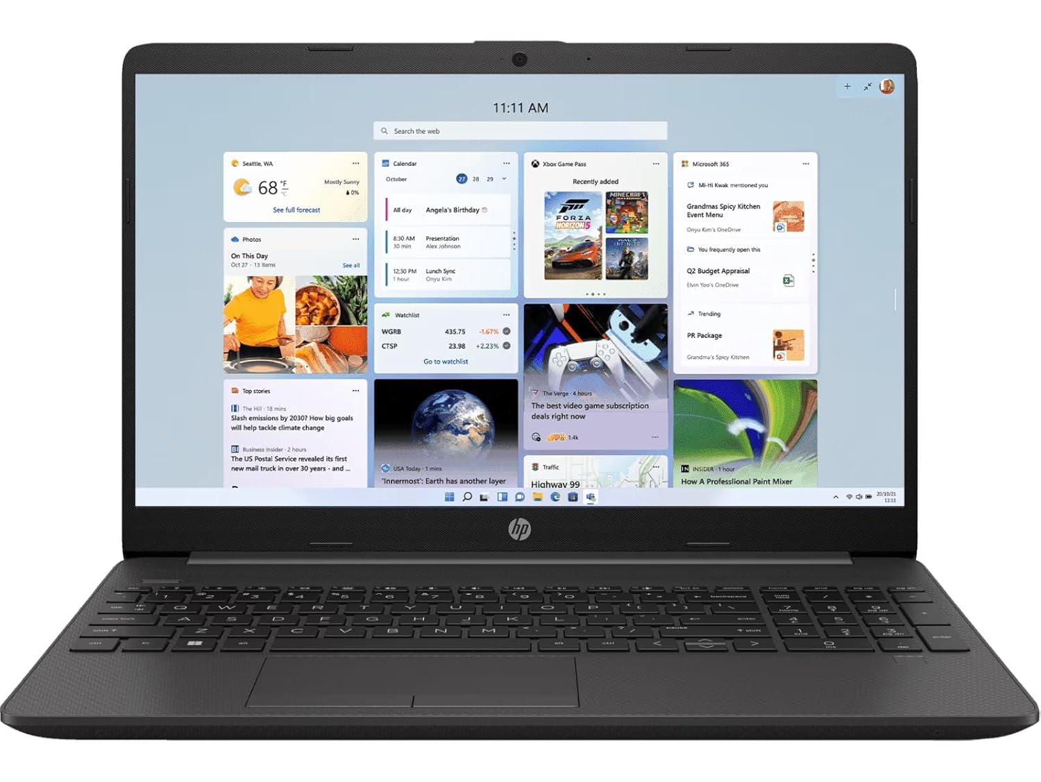 HP Laptop 255 G9 (2024), AMD Athlon Silver 3050U – (8GB/256GB SSD/AMD Radeon Graphics/Windows 11) Thin and Light Business Laptop/15.6″ (39.62cm)/Black/1.47 kg/MS Office 2021