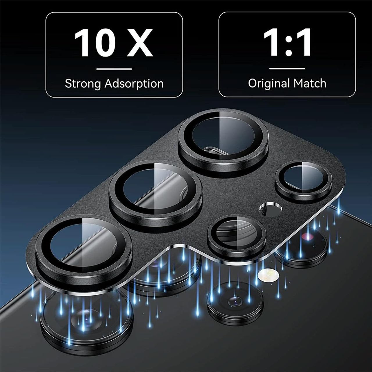 HPTech PreCure® Samsung Galaxy S24 Ultra Camera Lens Protector | tempered glass camera guard for s24 Ultra Scratch-Resistant Ultra-Thin with Premium Edging, Galaxy S24 Ultra Case Friendly, Clear (1 pack) HPTech PreCure® Samsung Galaxy S24 Ultra Camera Lens Protector | tempered glass camera guard for s24 Ultra Scratch-Resistant Ultra-Thin with Premium Edging, Galaxy S24 Ultra Case Friendly, Clear (1 pack)