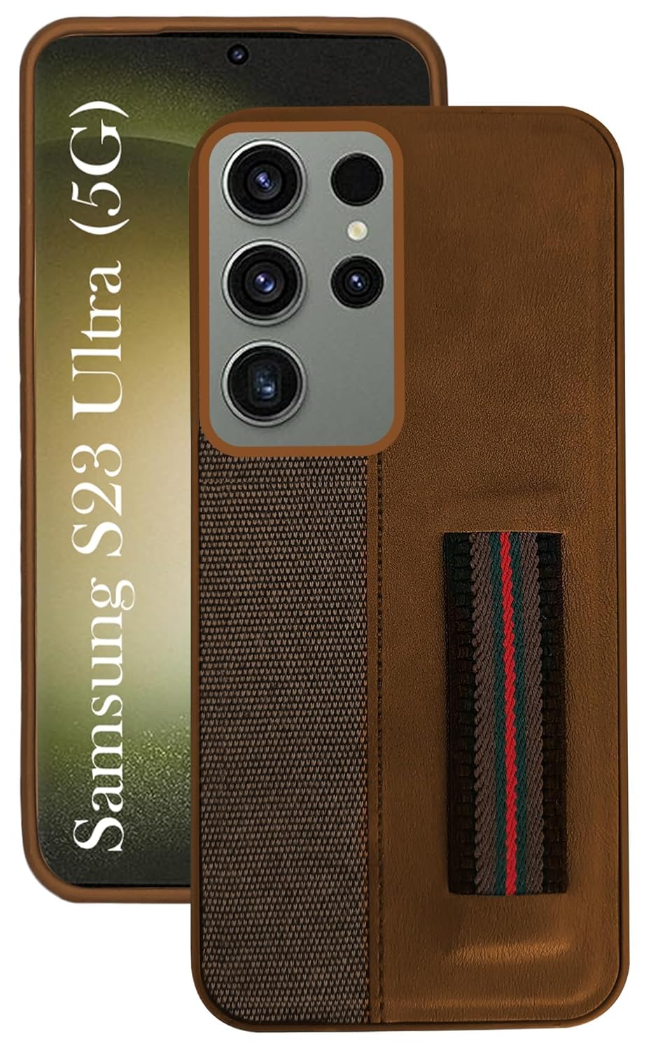 Jkobi Back Cover for Samsung Galaxy S23 Ultra 5G (Strip Chain Holder Socket)