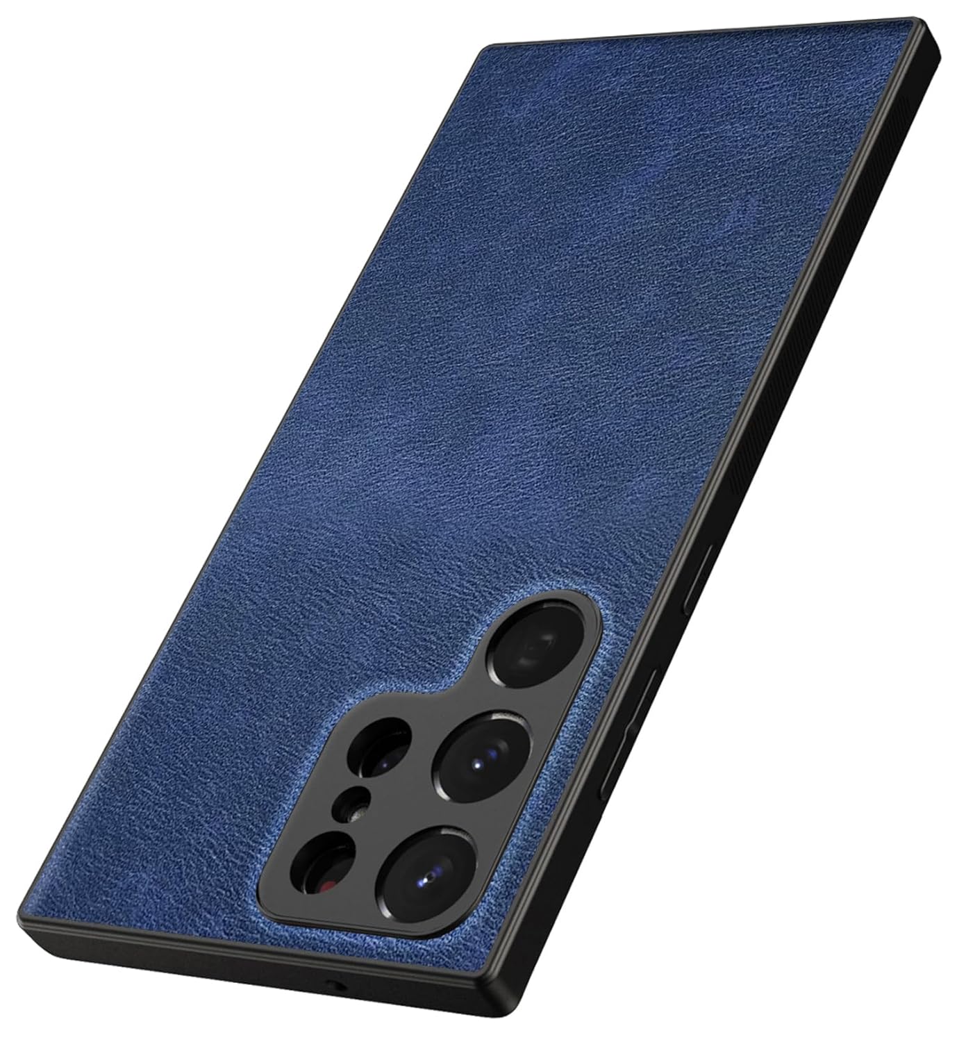 Kapa Tux Back Case for Samsung Galaxy S23 Ultra | Slim Leather Shockproof Camera Protection Back Cover (Blue)