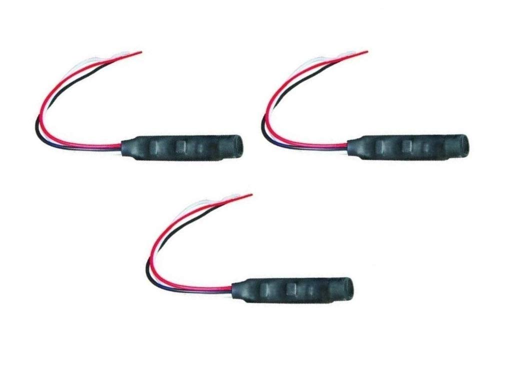 LipiWorld® CCTV Camera Mic Microphone Mini Spy Audio Sound Voice Pickup Mic Microphone with Bare Wire Line for CCTV Camera Microphone Surveillance Device (Pack-3)