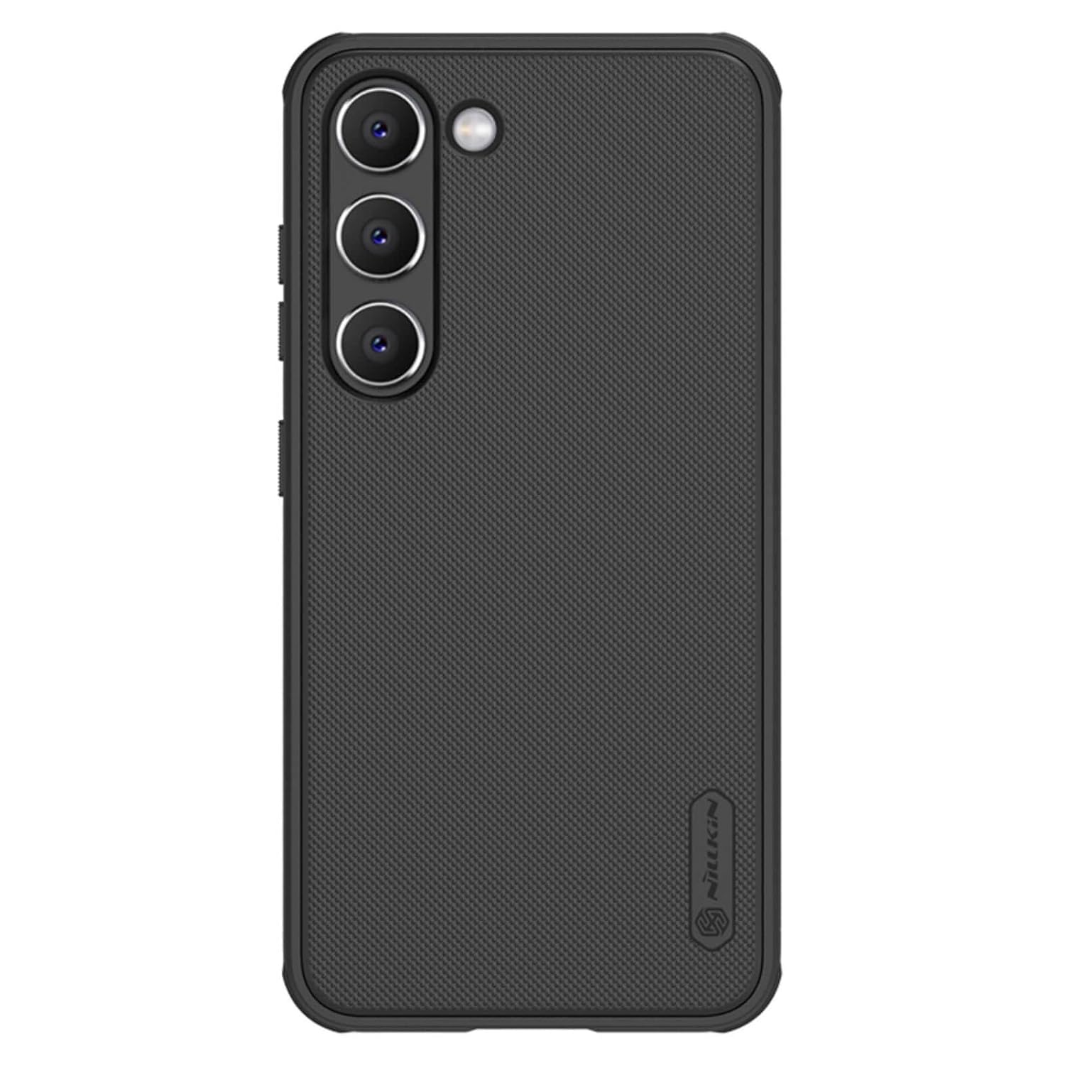Nillkin Case for Samsung Galaxy S23 (6.1″ Inch) Super Frosted Shield Pro Hard Back Soft Border (PC + TPU) Shock Absorb Cover Raised Bezel Camera Protect PC Black Color