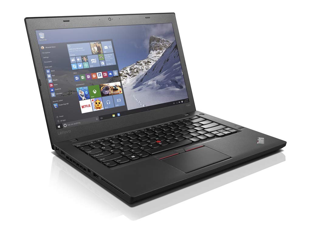 (Refurbished) Lenovo Intel Core i5 6th Gen 14 Inch(35.56 cms) 1920 x 1080 HD Laptop (8GB RAM/256GB SSD/Windows 10 Pro/MS Office 2019/ Intel HD graphics,Black,1.7kg) Lenovo ThinkPad T460