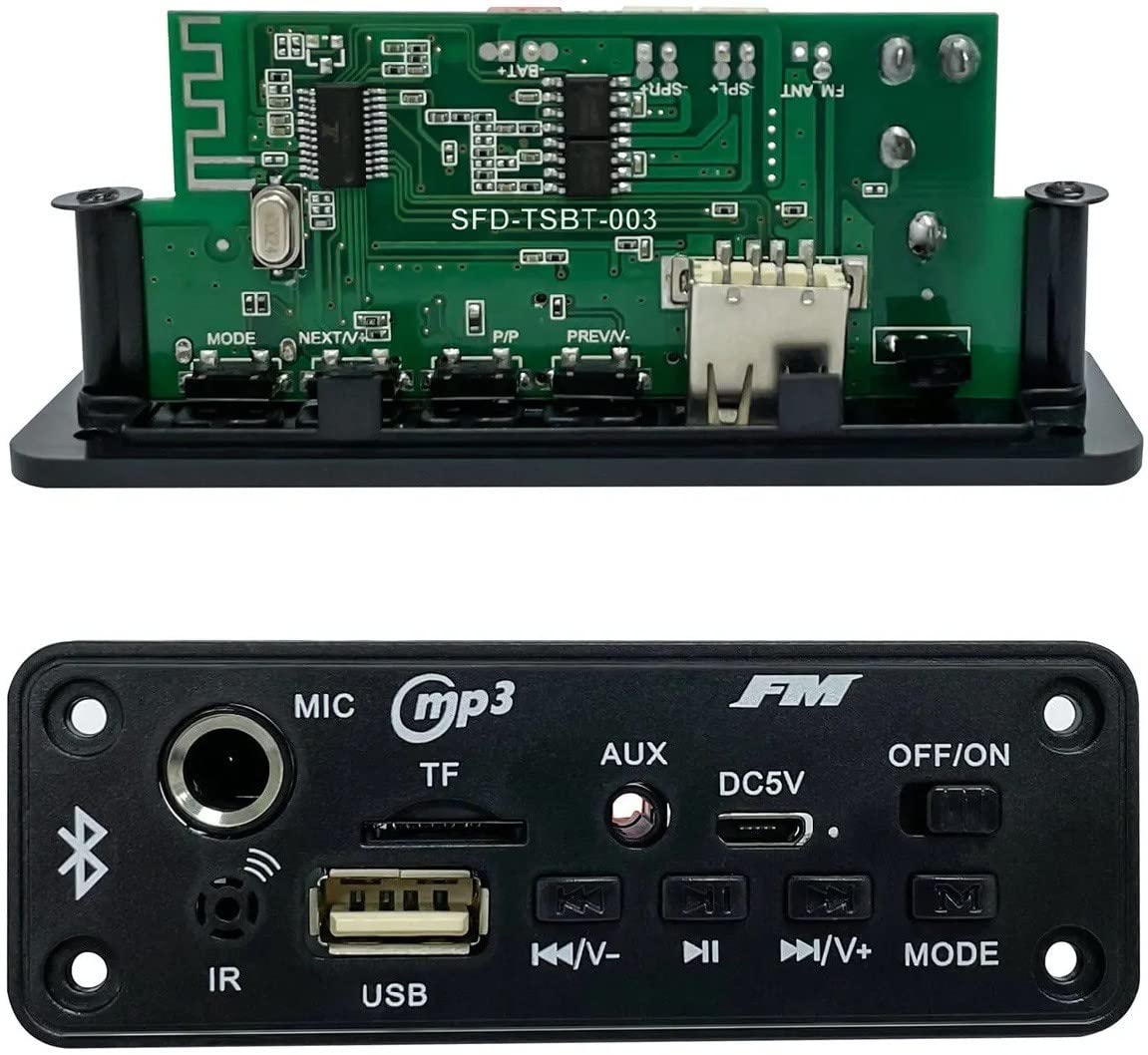 SG FLASH Bluetooth With Mic Echo FM USB AUX Card MP3 Audio Player Decoder Module Kit Sound Recorder and Sound Circuit Electronic Hobby Kit |