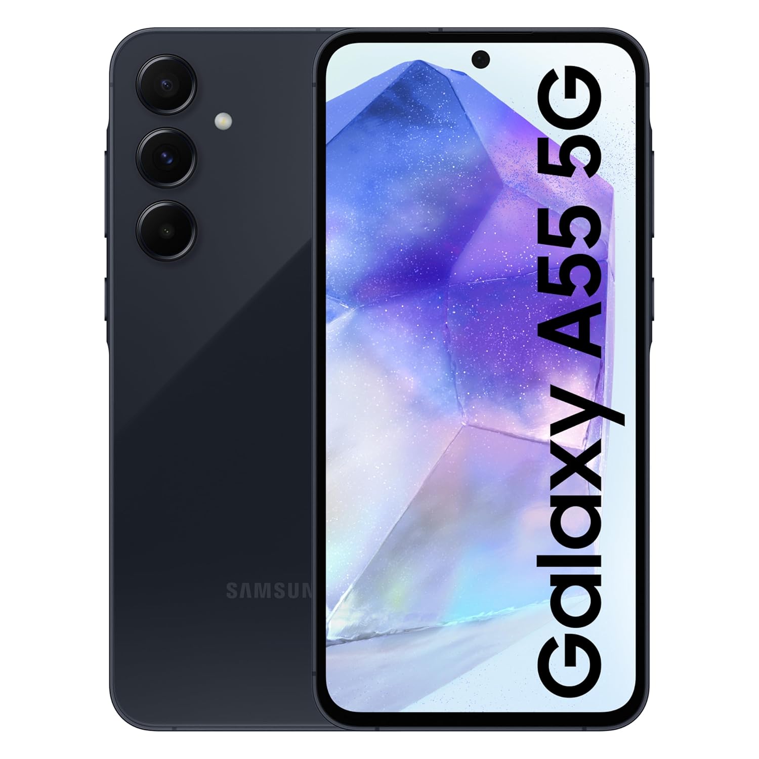 Samsung Galaxy A55 5G (Awesome Navy, 8GB RAM, 256GB Storage) | Metal Frame | 50 MP Main Camera (OIS) | Nightography | IP67 | Corning Gorilla Glass Victus+ | sAMOLED with Vision Booster Samsung Galaxy A55 5G (Awesome Navy, 8GB RAM, 256GB Storage) | Metal Frame | 50 MP Main Camera (OIS) | Nightography | IP67 | Corning Gorilla Glass Victus+ | sAMOLED with Vision Booster