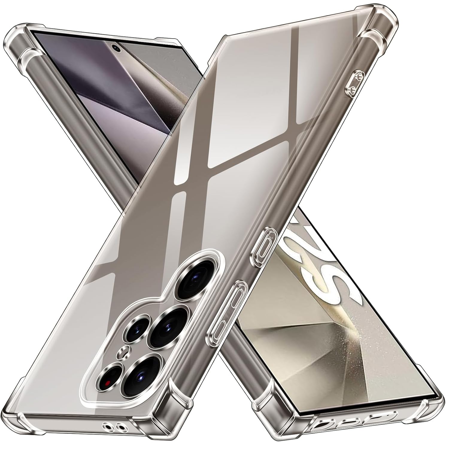 Skyro Back Case Cover for Samsung S24 Ultra 5G | Compatible for S24 Ultra 5G Back Case Cover|Bumper Soft Flexible Silicon| Silicon Case for Samsung Galaxy S24 Ultra 5G with Camera Protection