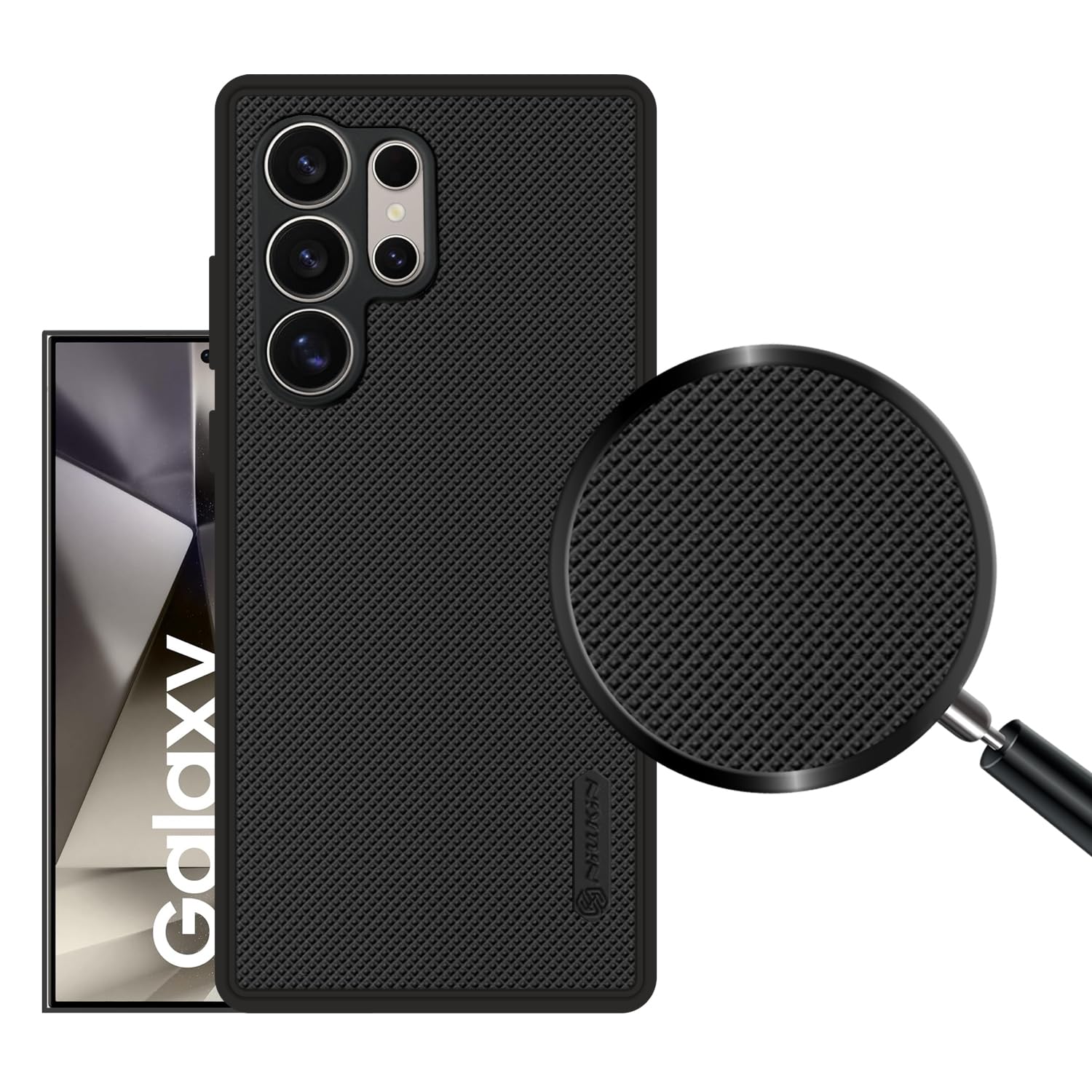 VIDO Super Frosted Raised Camera Protect Soft Back Case Cover for Samsung Galaxy S24 Ultra 5G