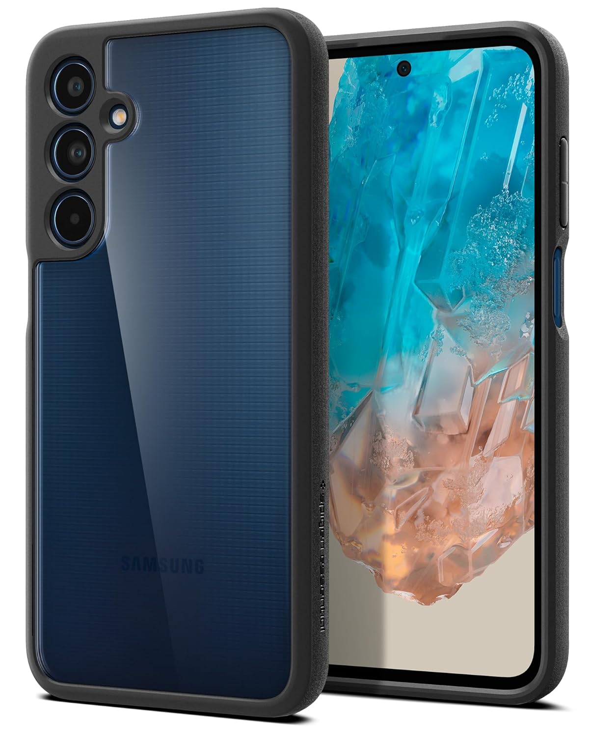 Spigen Essential Sand Blast Back Cover Case Compatible with Samsung Galaxy M35 5G (TPU | Matte Black) Spigen Essential Sand Blast Back Cover Case Compatible with Samsung Galaxy M35 5G (TPU | Matte Black)