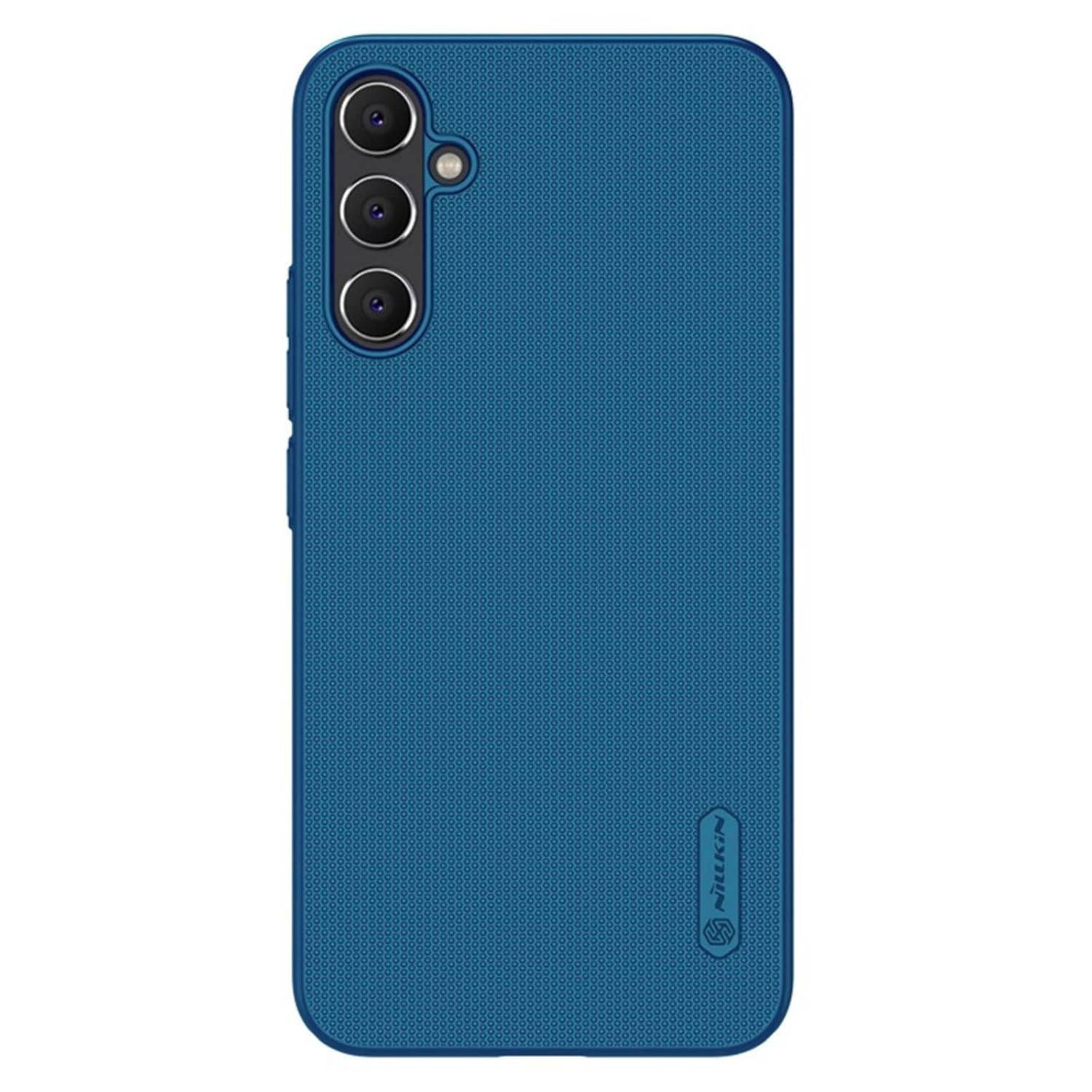 Nillkin Case for Samsung Galaxy A34 5G (6.6″ Inch) Super Frosted Hard Back Dotted Grip Cover PC Blue