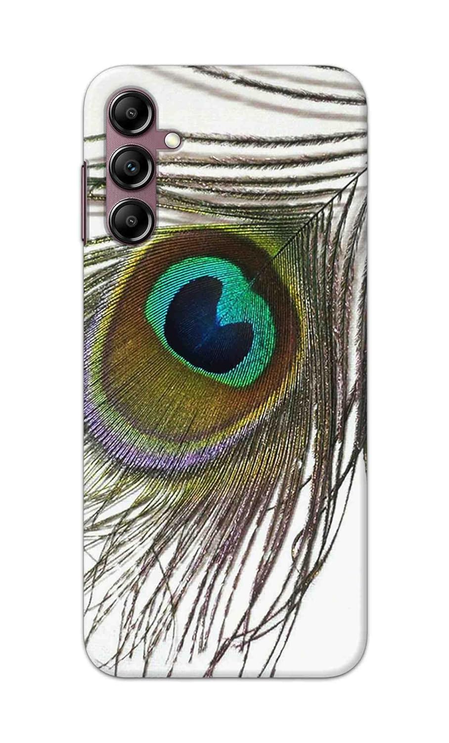 NDCOM for Samsung A14 5G Back Cover, Durable Samsung Galaxy A14 5G Back Cover, Slim and Protective A14 5G Samsung Back Cover Case Peacock Feathers Printed Hard Case NDCOM for Samsung A14 5G Back Cover, Durable Samsung Galaxy A14 5G Back Cover, Slim and Protective A14 5G Samsung Back Cover Case Peacock Feathers Printed Hard Case