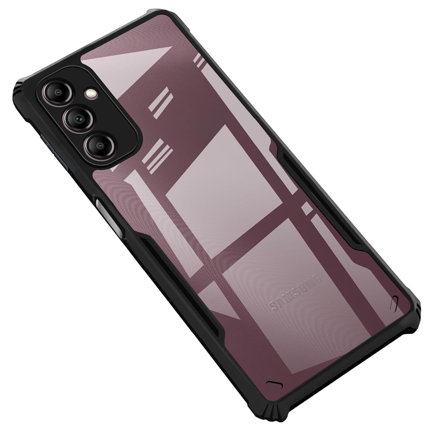 Zapcase Back Case Cover for Samsung Galaxy A14 5G | Compatible for Samsung Galaxy A14 5G Back Case Cover | Clear Case for Samsung Galaxy A14 5G with Camera Protection | (TPU + PC | Matte Black)