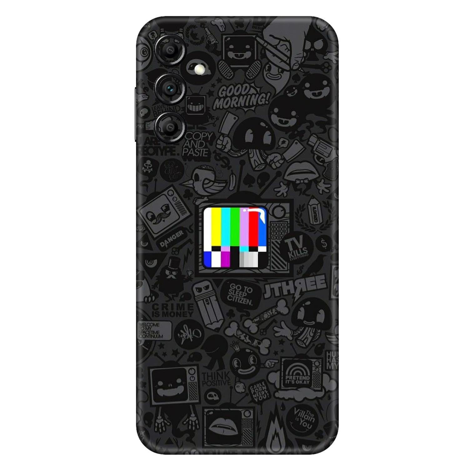 WRAP CRAFT Mobile Skin Sticker Compatible with Samsung Galaxy A14 5G Skin Not Back Cover, Camera & Back Protector Mobile Skin Wrap; Samsung Galaxy A14 5G-KE-226