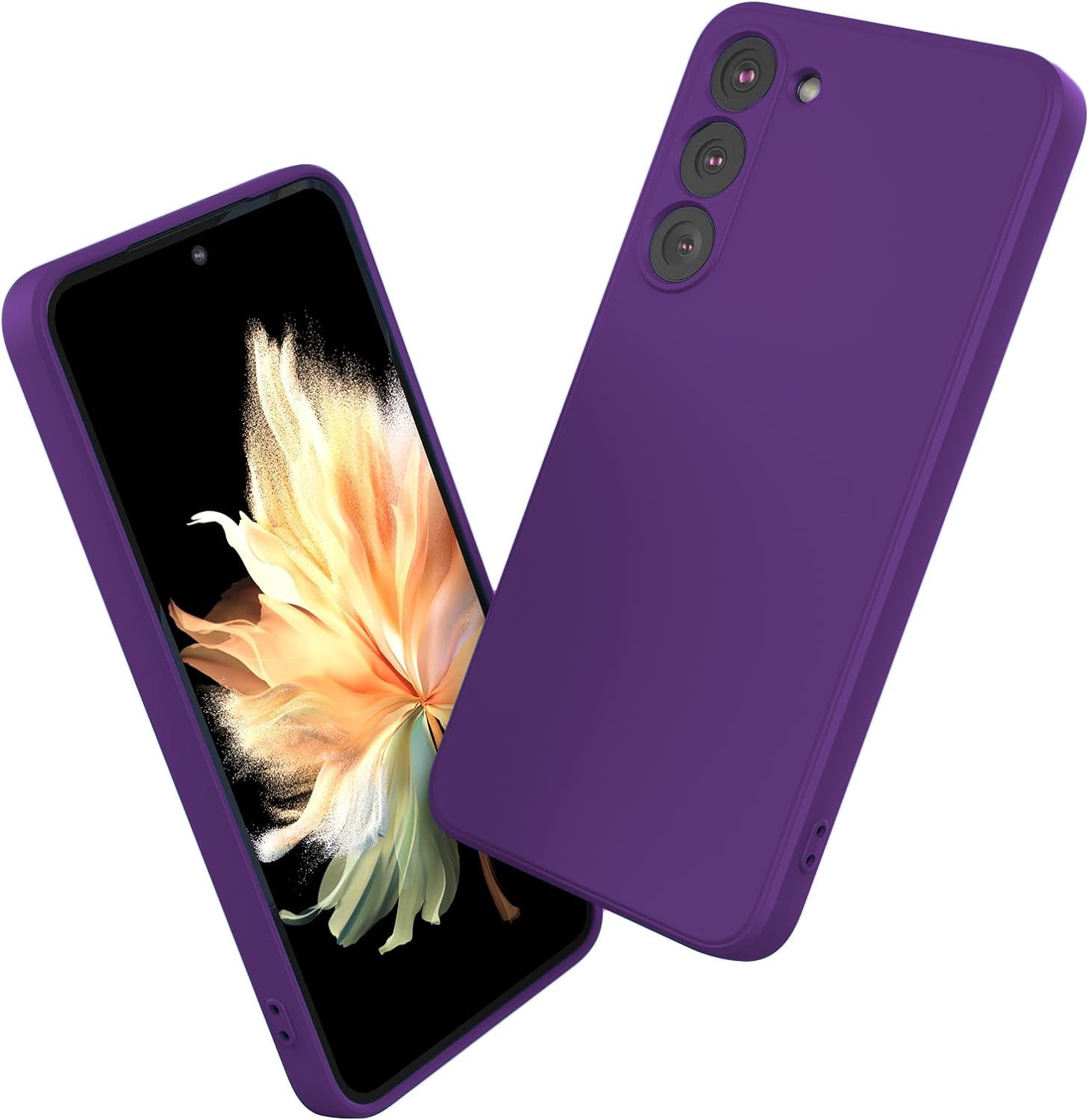 DIZORO Microfiber Candy Case Compatible for Samsung A14 5G Smooth Touch Cushion Liquid Soft Silicone Gel Rubber Premium Mobile Accessories Non-Slip Full Body Protective Shockproof – Voilet DIZORO Microfiber Candy Case Compatible for Samsung A14 5G Smooth Touch Cushion Liquid Soft Silicone Gel Rubber Premium Mobile Accessories Non-Slip Full Body Protective Shockproof – Voilet