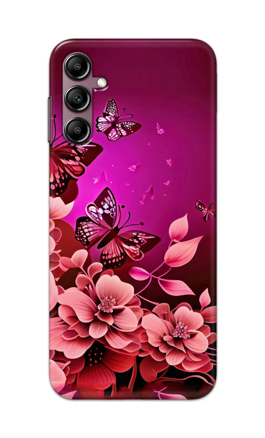 PRINTFIDAA® Printed Hard Back Cover for Samsung Galaxy A14 5G Back Cover (Butterflies) -190724(EX)