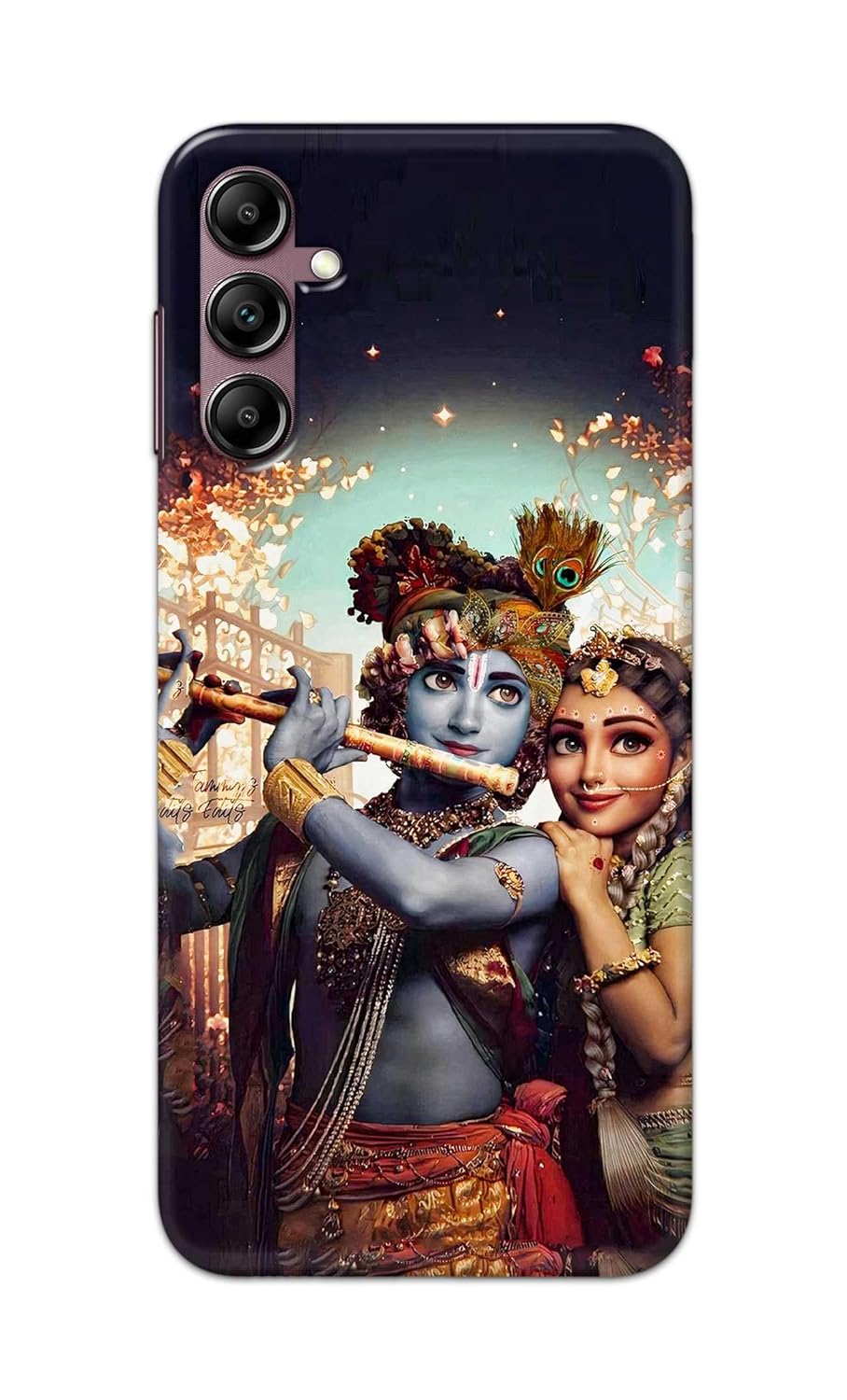 PRINTFIDAA® Printed Hard Back Cover for Samsung Galaxy A14 5G Back Cover (Radha Krishna Love) -190724(EP)