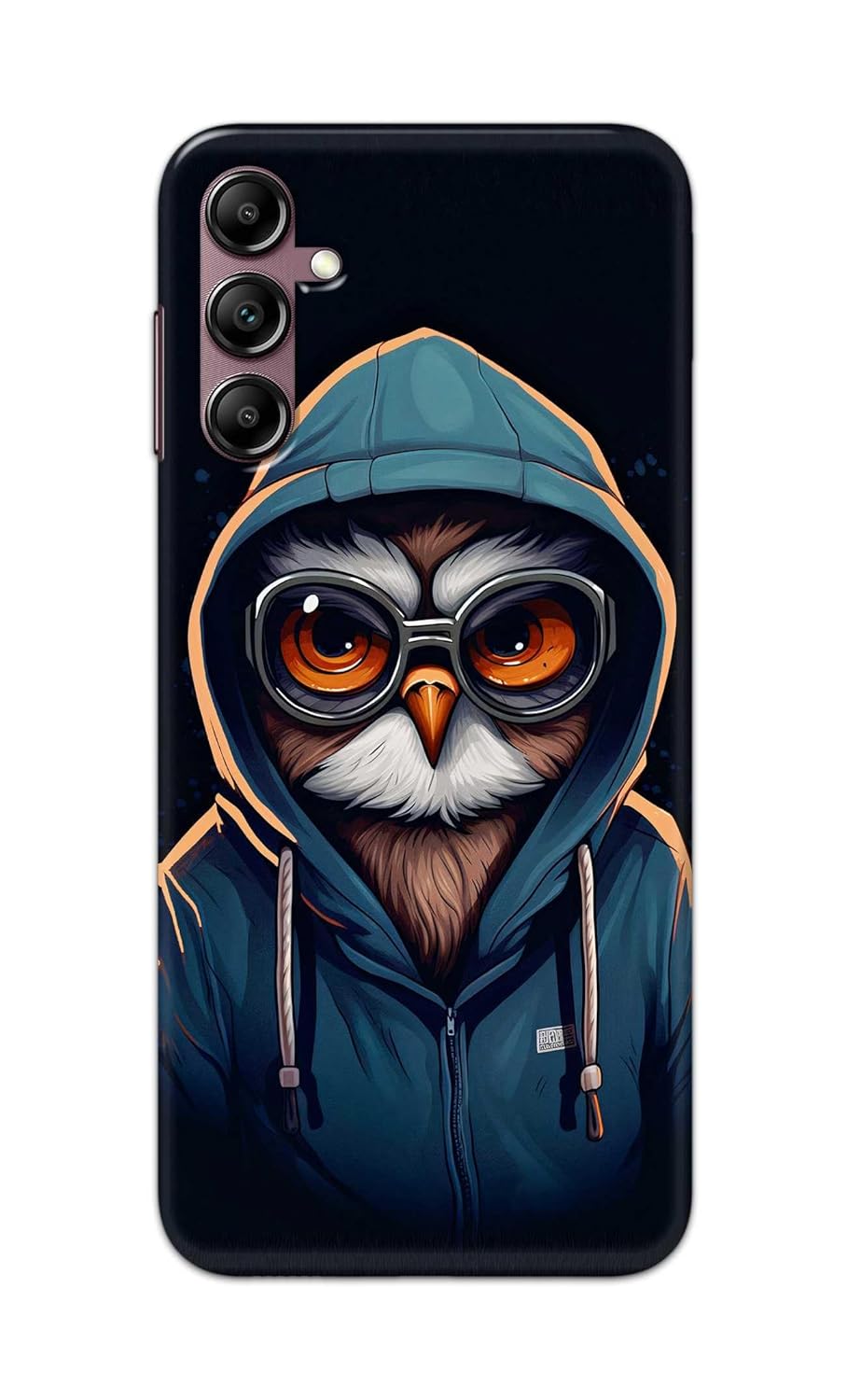 PRINTFIDAA® Printed Hard Back Cover for Samsung Galaxy A14 5G Back Cover (Owl in Hoodie) -190724(EC)
