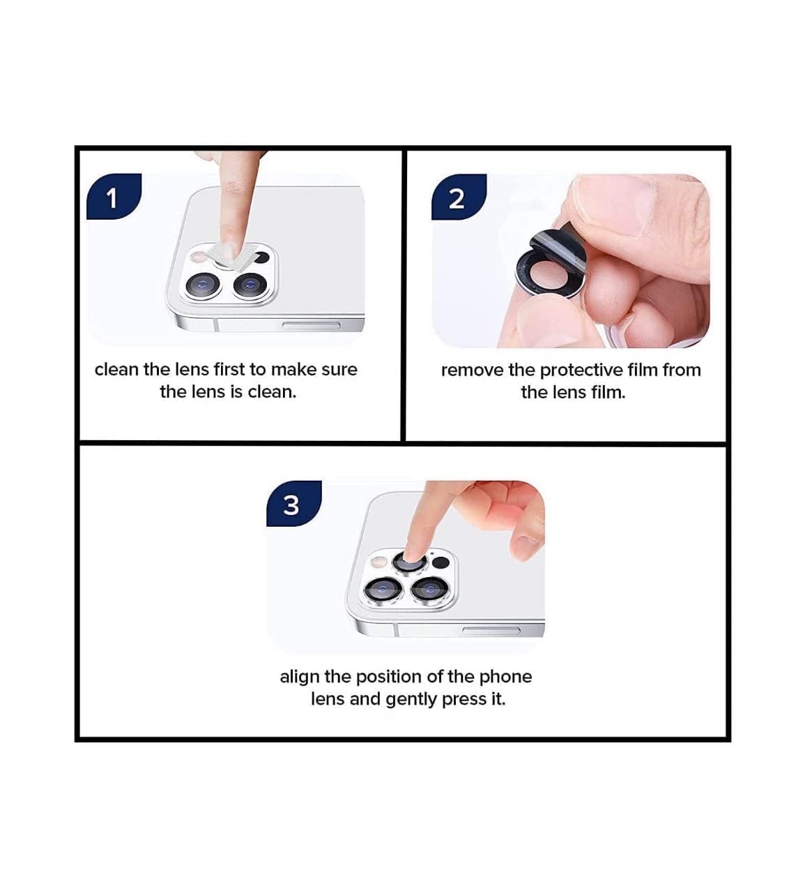 A3sprime Camera Lens Protector for Samsung Galaxy A14 5G |Edge To Edge Full Coverage 9H Surface Hardness Tempered Glass with Ring Guard Camera Lens Protector| – Set of 1 Pairs (Black)