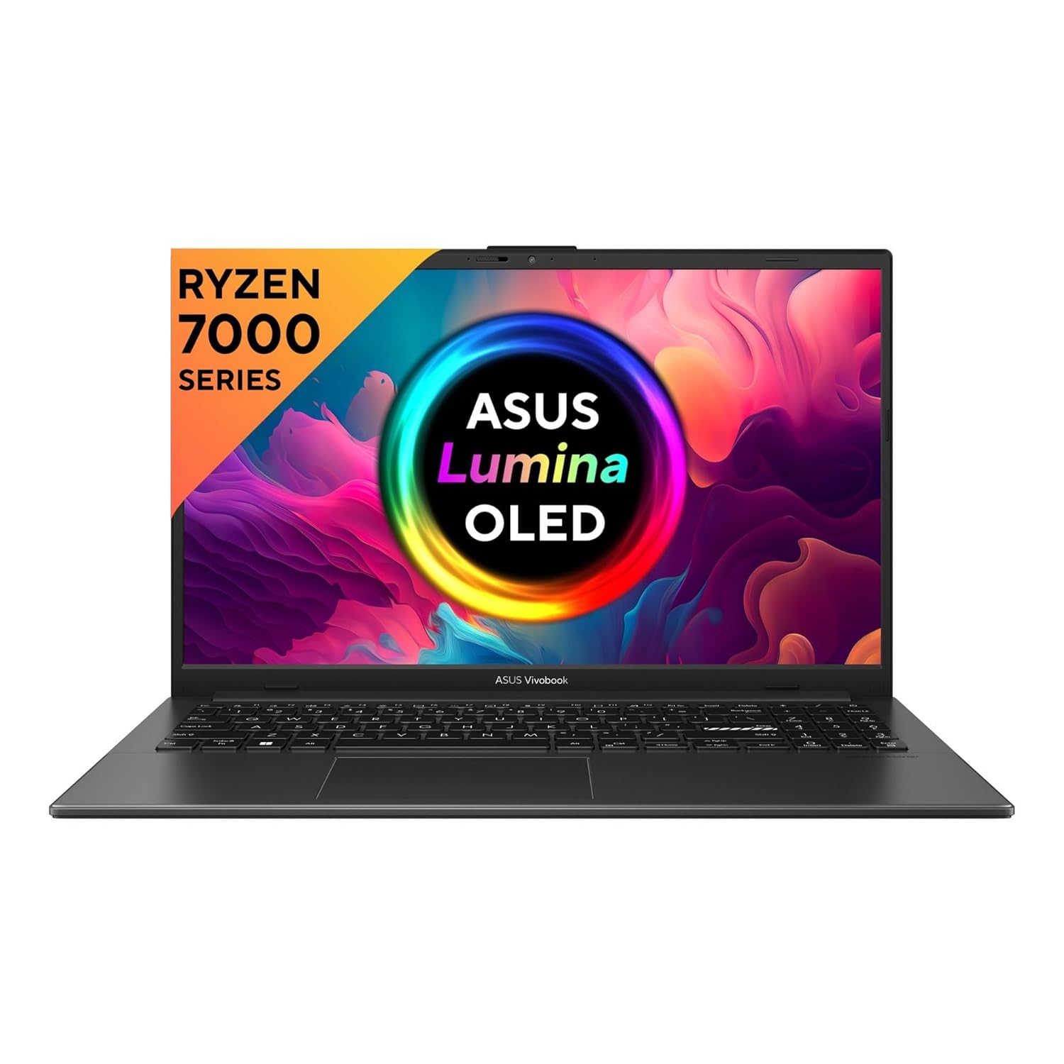 ASUS Vivobook Go 15 (OLED) 2023, AMD Ryzen 5 7520U, 15.6″ (39.62 cm) FHD OLED, Thin & Light Laptop (16GB/512GB SSD/Windows 11/Office 2021/Alexa Built-in/Backlit KB/Black/1.63 kg), E1504FA-LK542WS