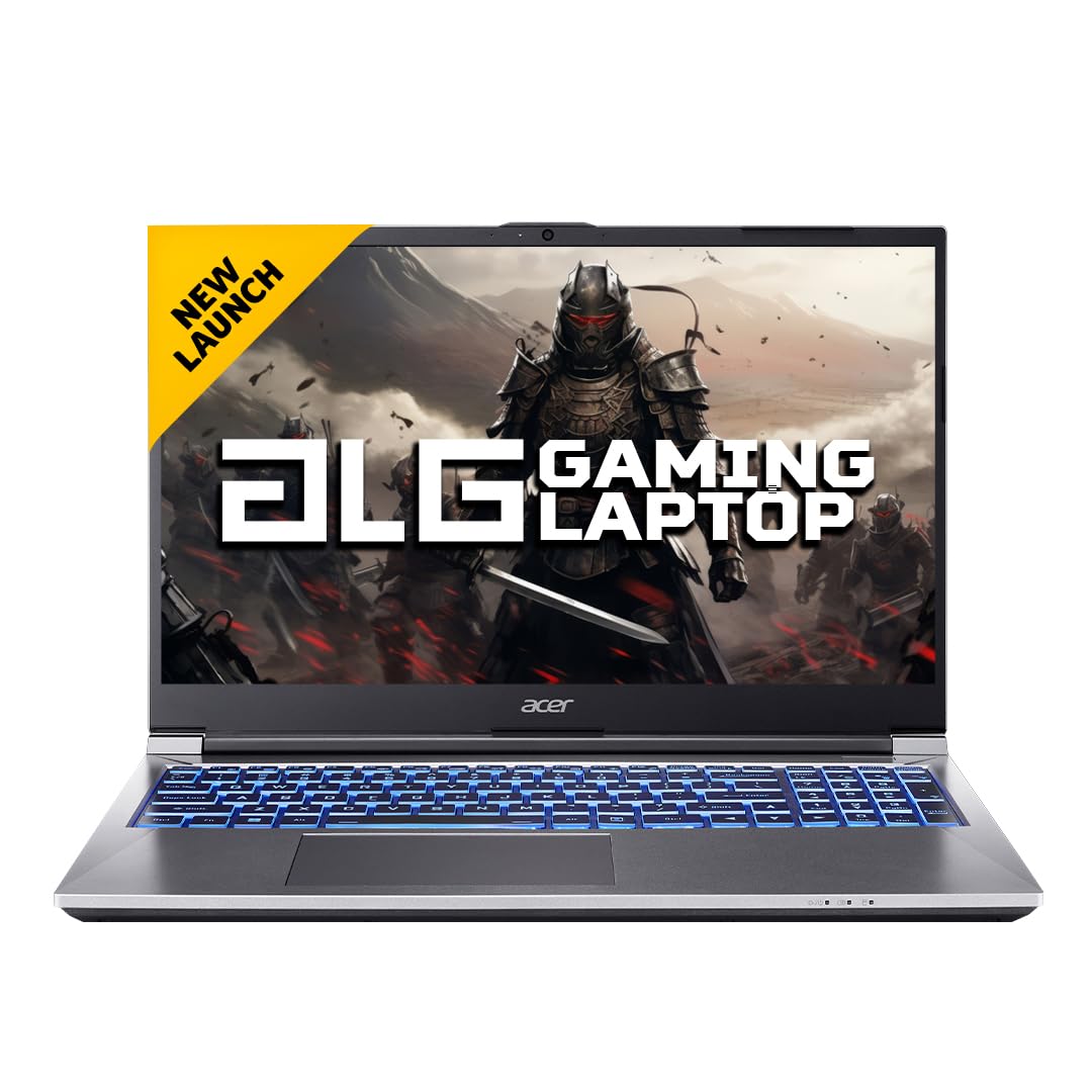 Acer ALG Gaming Laptop 12th Gen Intel Core i5 Processor (8GB RAM/512GB SSD/4GB RTX2050/60Hz/Windows11Home/Wifi 6) AL15G-52, 39.62cm (15.6″) Full HD, Premium Metal Body, Steel Gray, 1.99KG