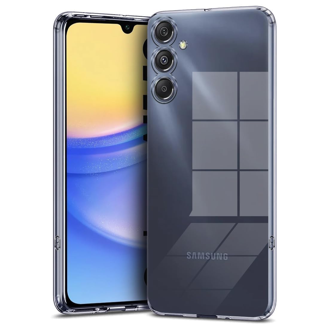 Amazon Brand – Solimo Back Cover for Samsung Galaxy A15 5G (Silicone|Transparent)