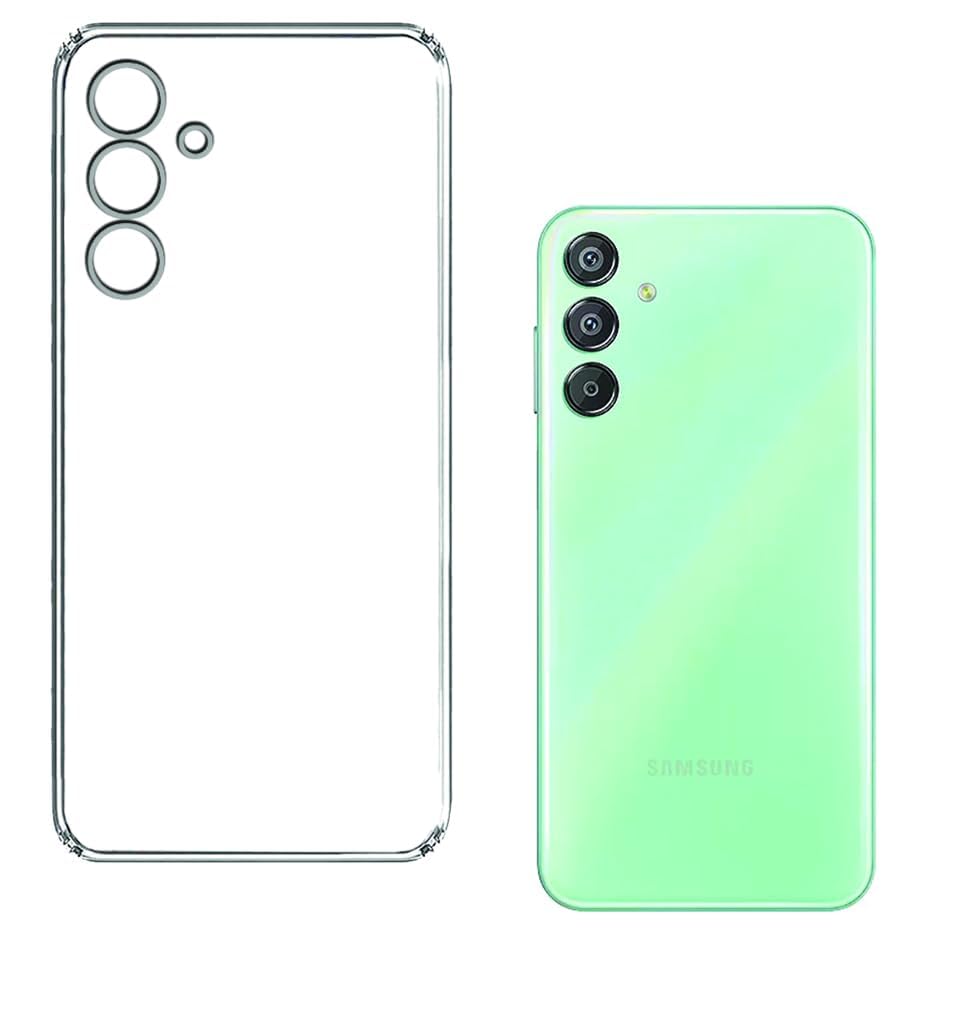 Amazon Brand Solimo Samsung Galaxy F15 5G Back Cover | Slim Soft Back Case for Samsung Galaxy F15 5G (Transparent)