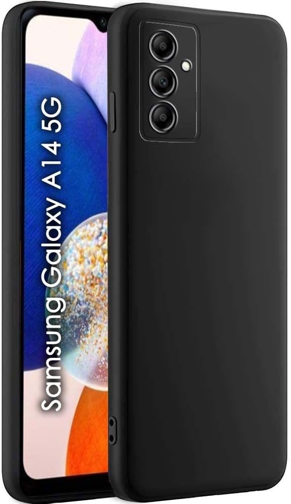 Back Cover for Samsung Galaxy A14 5G Samsung Galaxy A14 5G Black Shock Proof Pack of 1
