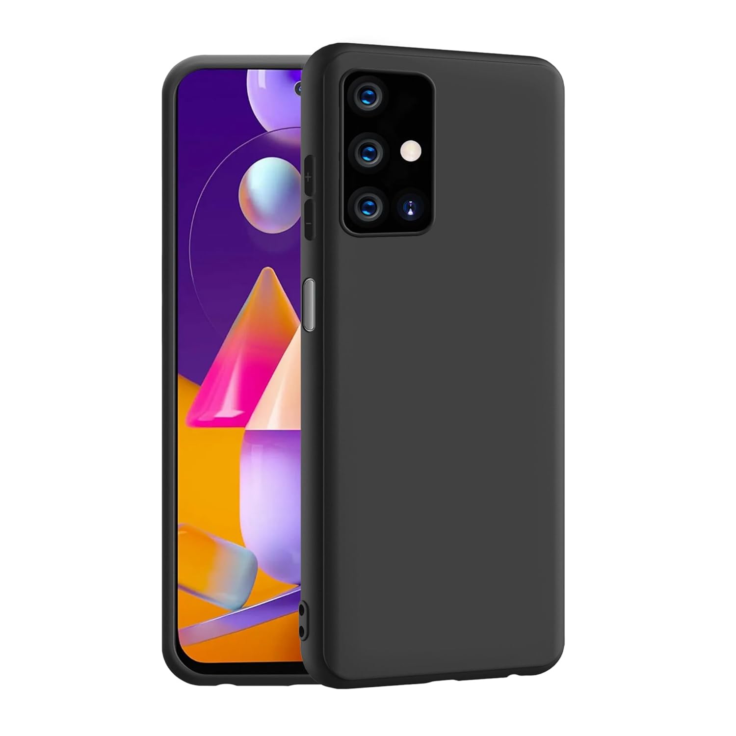 CEDO Samsung Galaxy M31s Back Cover | Camera Bump Protection & Ultra Slim | Matte Soft Silicon Shock Proof Rubberised Back Case Cover (Black) CEDO Samsung Galaxy M31s Back Cover | Camera Bump Protection & Ultra Slim | Matte Soft Silicon Shock Proof Rubberised Back Case Cover (Black)