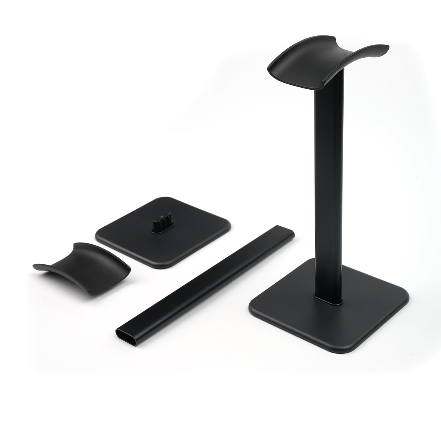 EKSA Headphone Stand, EKSA Aluminium Destop headphone stand with Firm Base and Safe Curved ABS Headrest, BALCK
