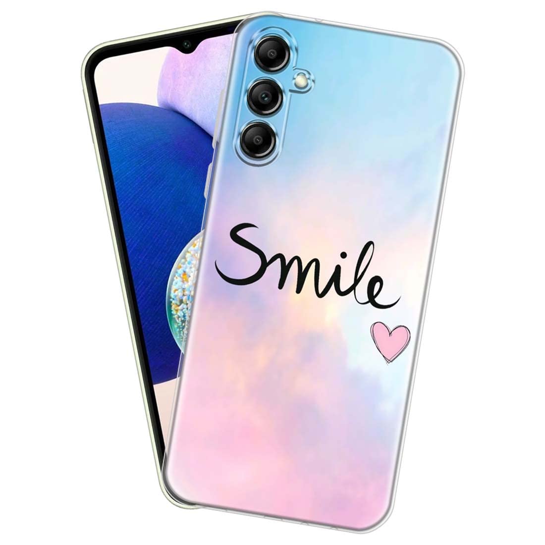 Fashionury Soft Silicone Designer Printed Full Protection Printed Back Case Cover for Samsung Galaxy A14 5G -D2009