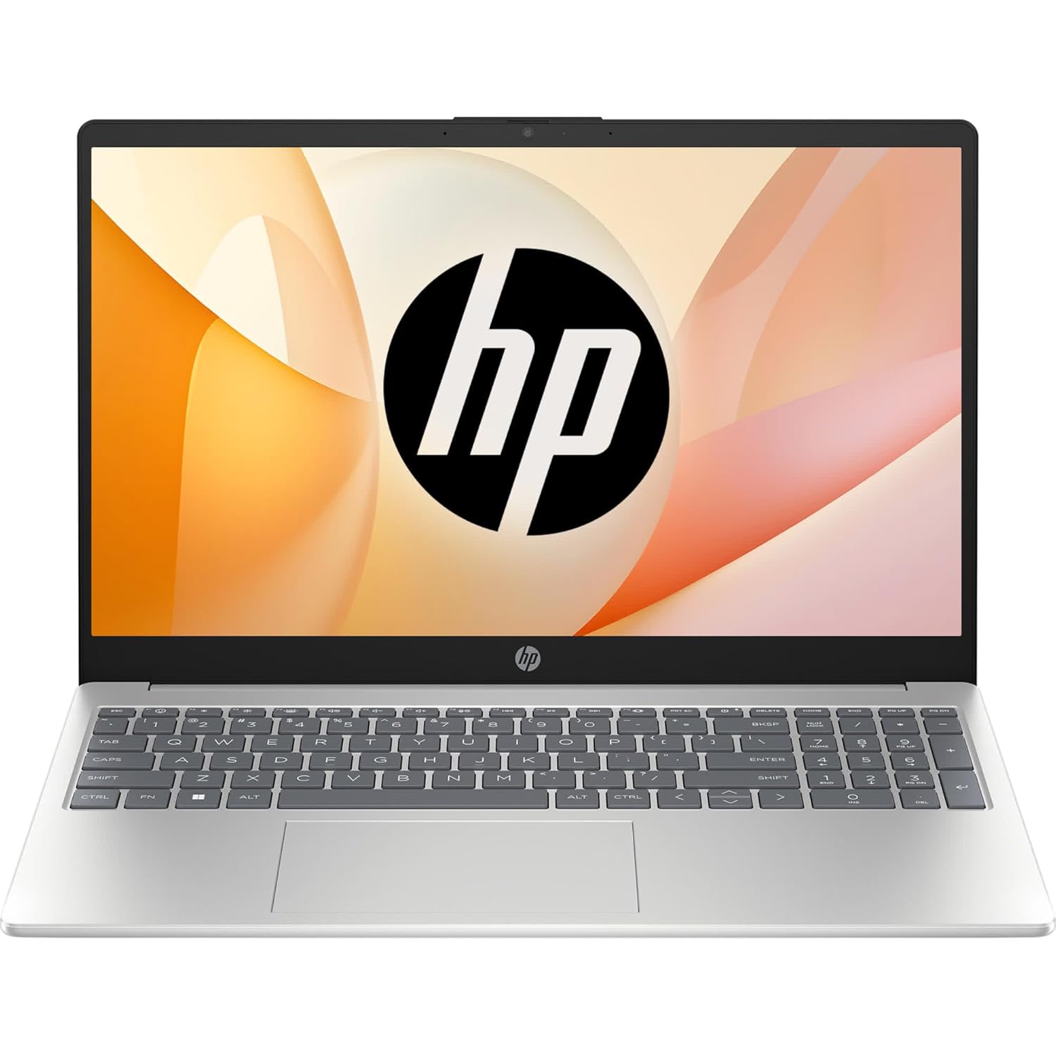 HP 15, 13th Gen Intel Core i5-1334U, 8GB DDR4, 512GB SSD, (Win 11, Office 21, Silver, 1.59kg), Anti-glare, 15.6-inch(39.6cm), FHD Laptop, Intel Iris Xe graphics, Backlit KB, 1080p FHD camera, fd0220TU