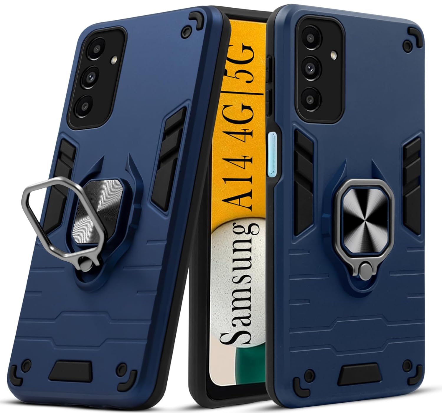 Jkobi Back Cover Case for Samsung Galaxy A14 4G | 5G (Shockproof Polycarbonate Dual Layer Hybrid Armor |Robust Blue) Jkobi Back Cover Case for Samsung Galaxy A14 4G | 5G (Shockproof Polycarbonate Dual Layer Hybrid Armor |Robust Blue)