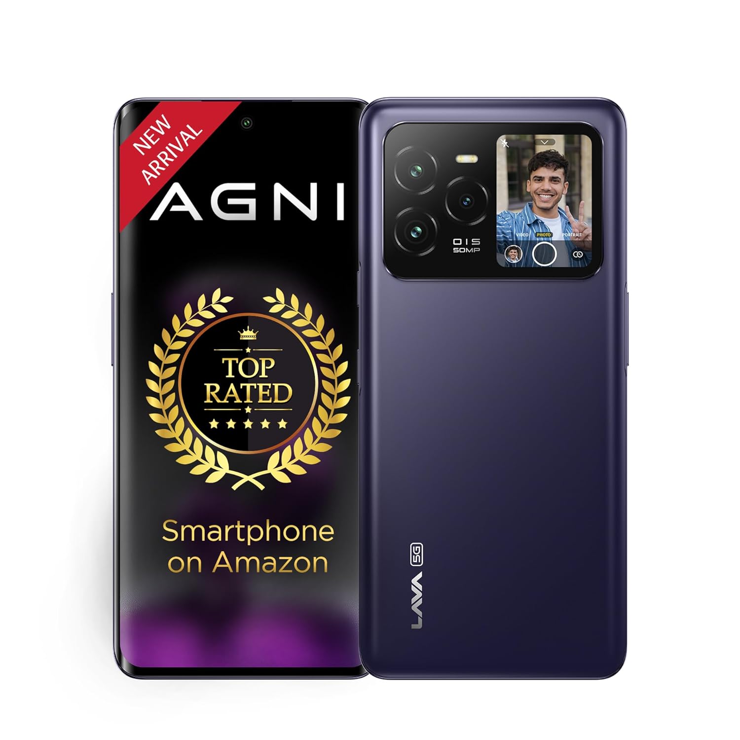 Lava Agni 3 5G (Heather Glass, 8GB+128GB) | India’s 1st Dual AMOLED | 1.5K Curved Display | Dimensity 7300X | 50MP Triple AI Telephoto Camera | 66W Fast Charge | with Charging Adapter Lava Agni 3 5G (Heather Glass, 8GB+128GB) | India’s 1st Dual AMOLED | 1.5K Curved Display | Dimensity 7300X | 50MP Triple AI Telephoto Camera | 66W Fast Charge | with Charging Adapter