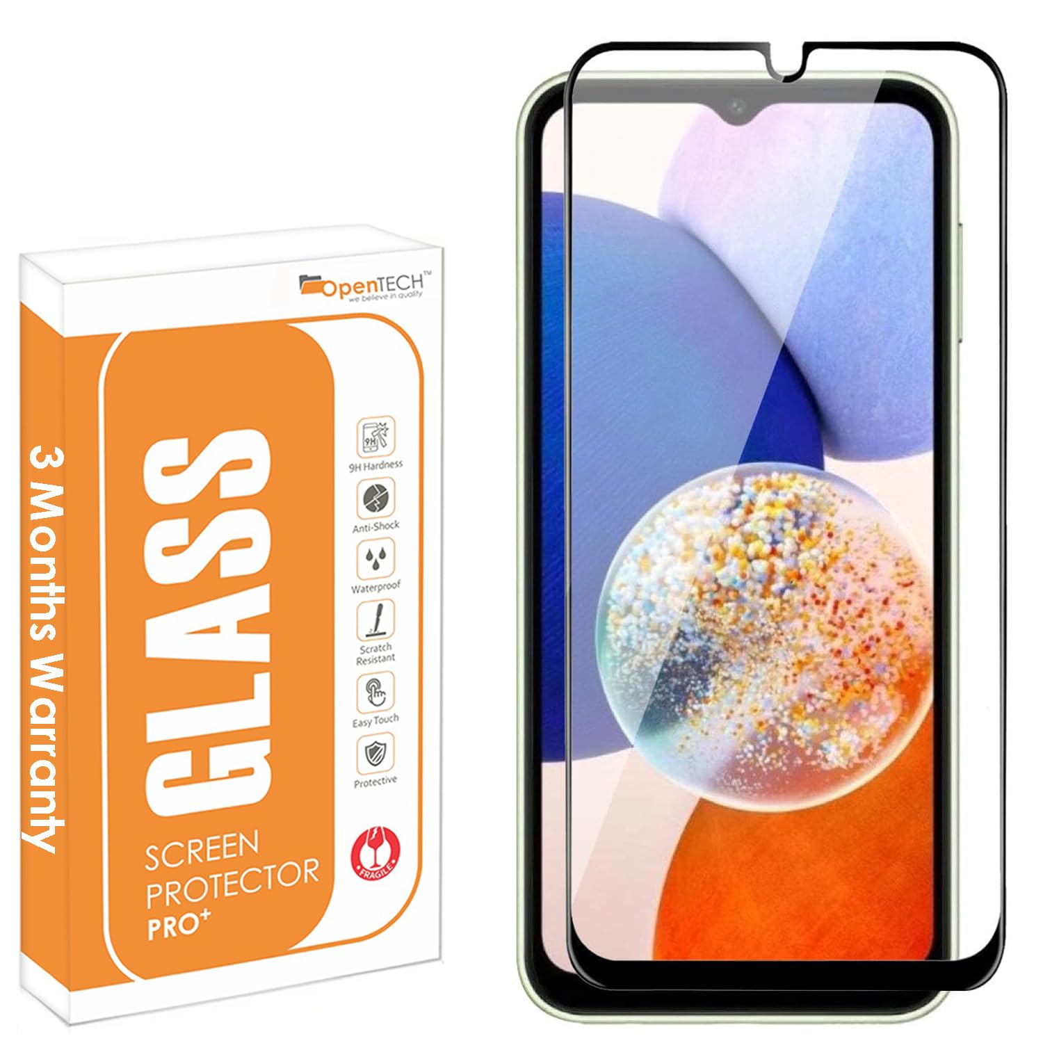 OpenTech® Tempered Glass Screen Protector Compatible For Samsung Galaxy M15 5G / F15 5G / A15 5G / A15 4G (6.5 Inches) With Edge To Edge Coverage And Easy Installation Kit for Smartphone OpenTech® Tempered Glass Screen Protector Compatible For Samsung Galaxy M15 5G / F15 5G / A15 5G / A15 4G (6.5 Inches) With Edge To Edge Coverage And Easy Installation Kit for Smartphone