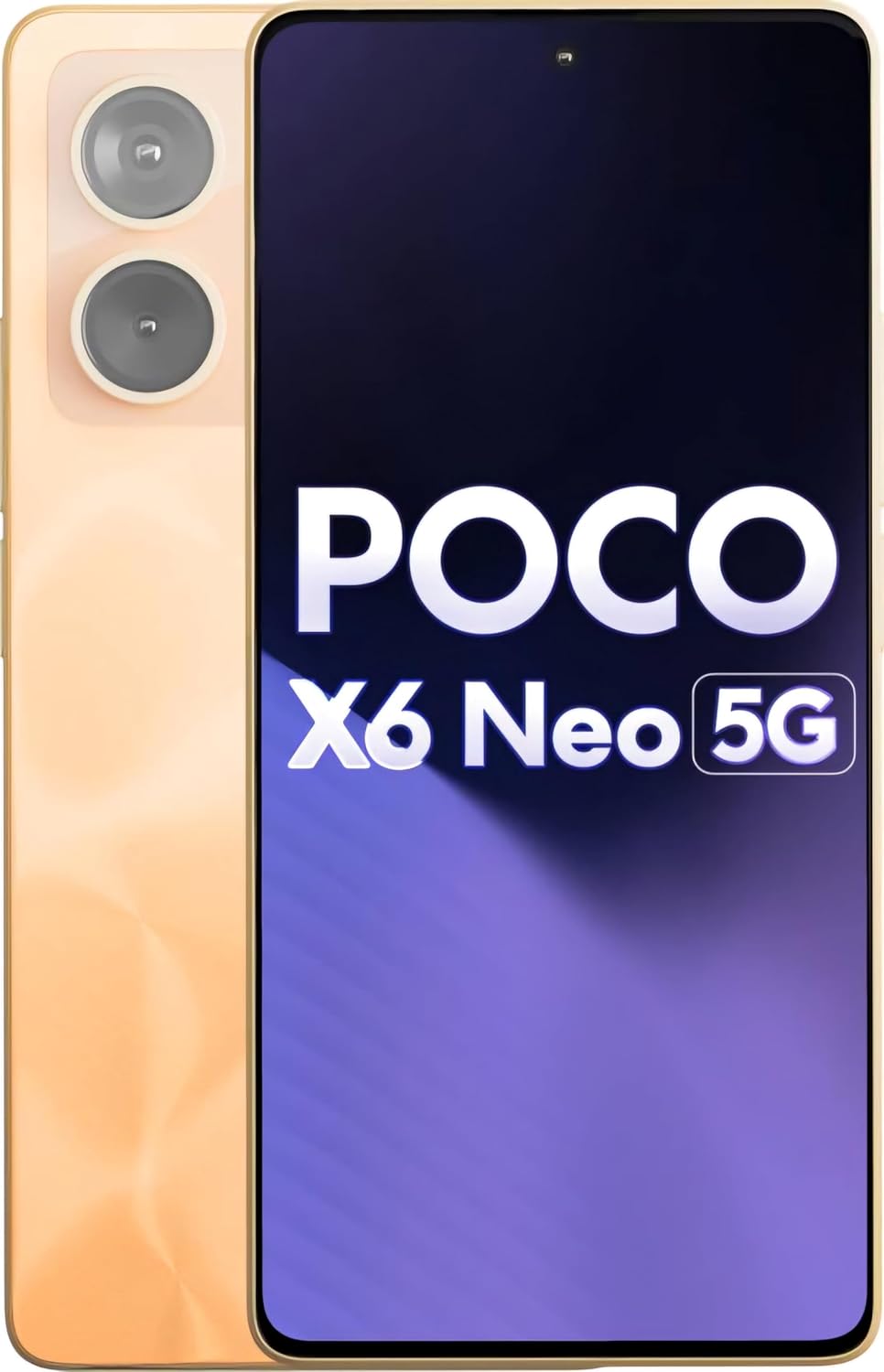 POCO X6 Neo 5G (Martian Orange, 8GB RAM, 128GB Storage) | Dimensity 6080 Processor | 5000 mAh Battery + 33W Fast Charging | 108MP + 2MP Rear Camera & 16MP Front Camera POCO X6 Neo 5G (Martian Orange, 8GB RAM, 128GB Storage) | Dimensity 6080 Processor | 5000 mAh Battery + 33W Fast Charging | 108MP + 2MP Rear Camera & 16MP Front Camera