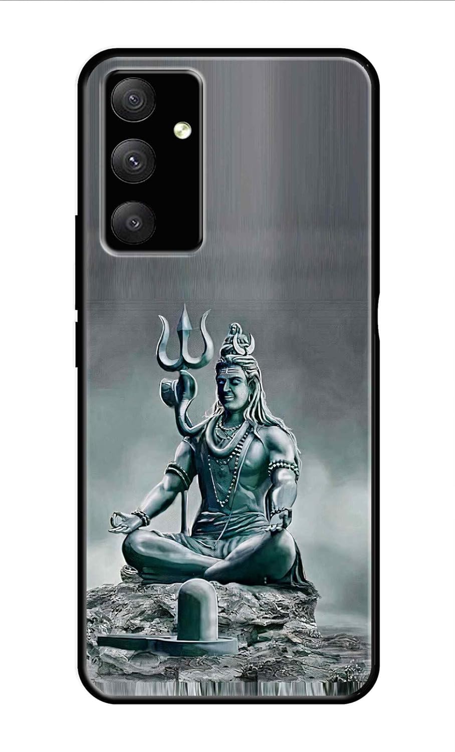 PRINTFIDAA® Metal TPU Printed Back Cover for Samsung Galaxy A14 5G (Lord Shiva) 360 Degree Protection | Camera Protection -25092024(S)