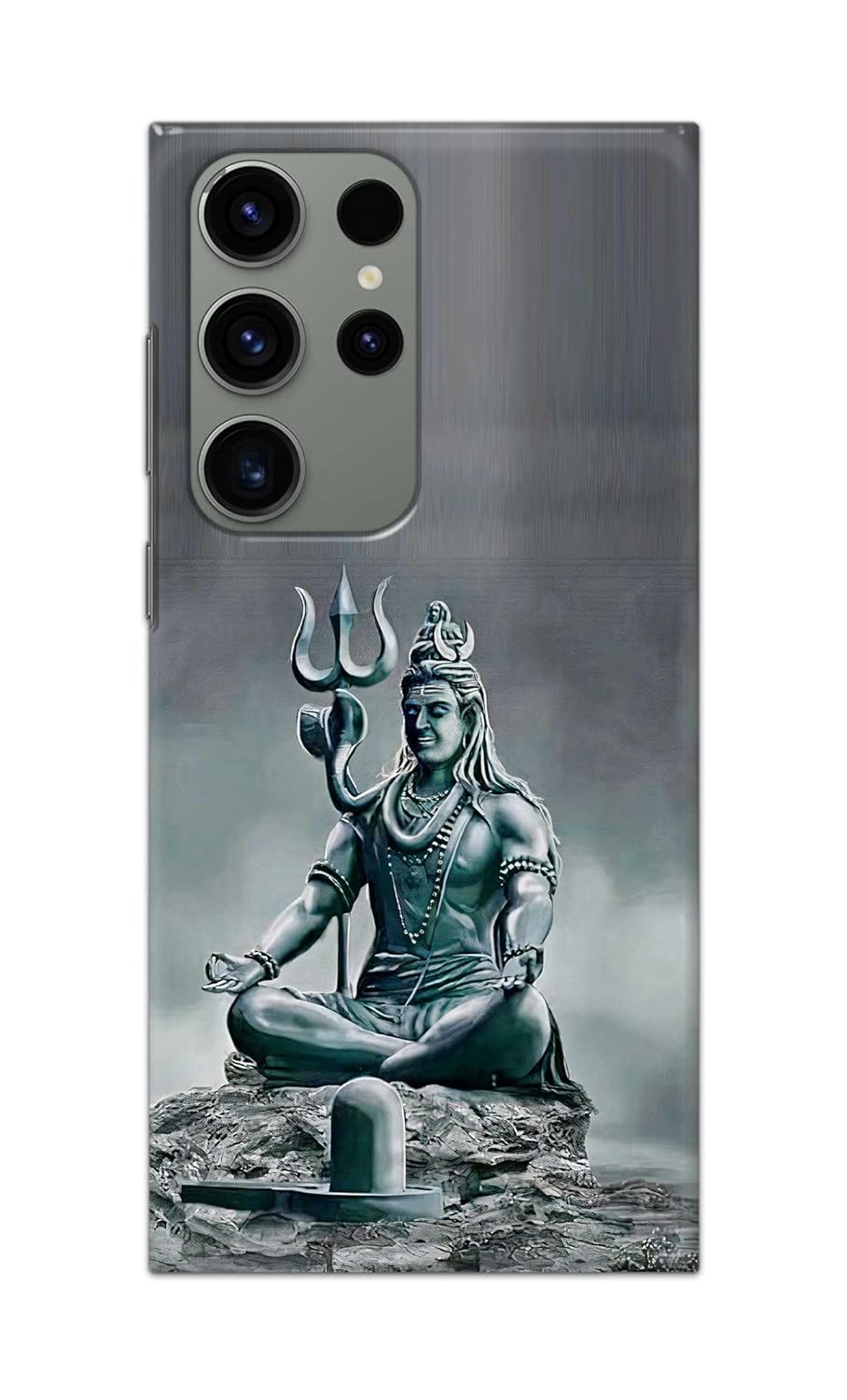 PRINTFIDAA® Printed Hard Back Cover for Samsung Galaxy S23 Ultra 5G Back Cover (Lord Shiva) -190724(ET)