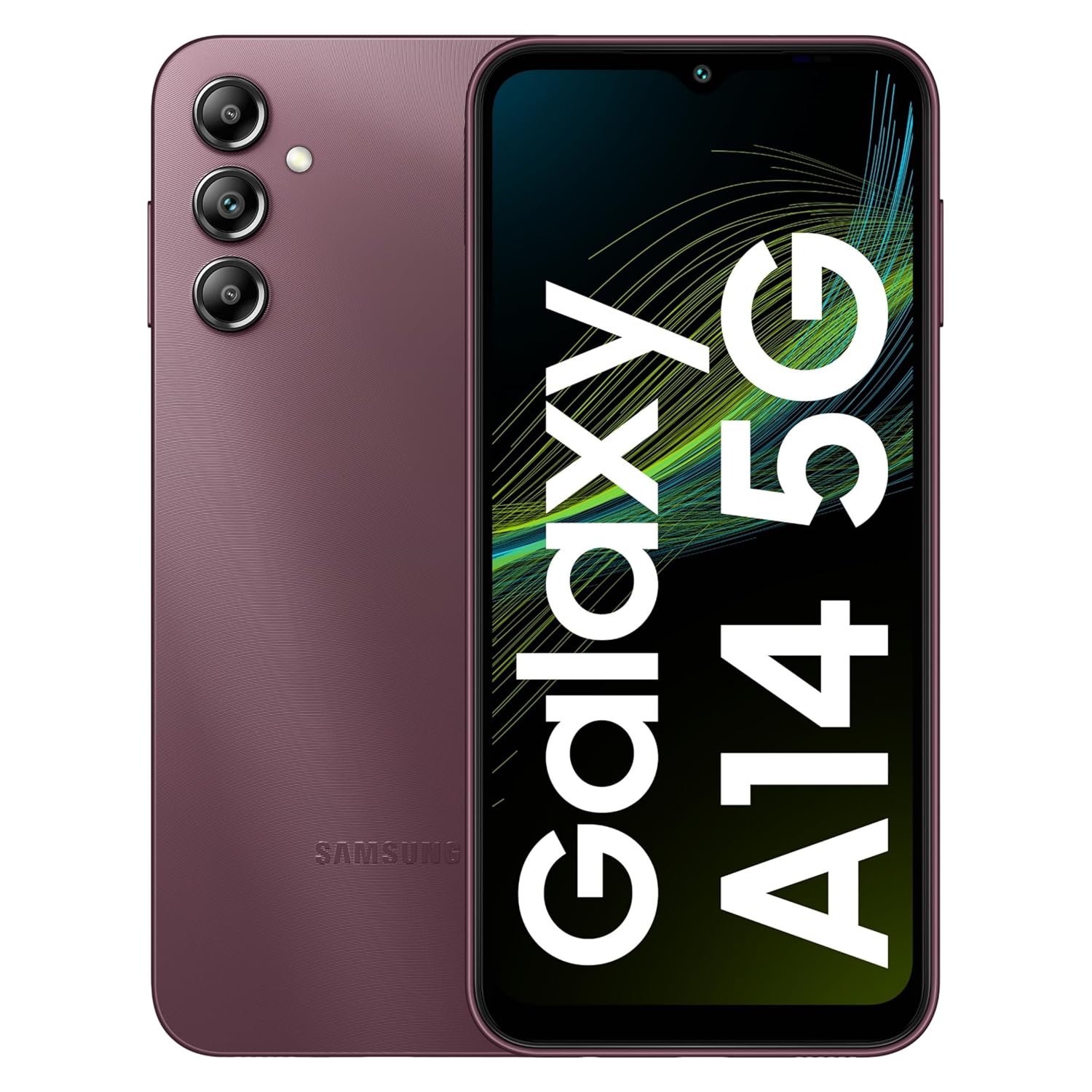 Samsung Galaxy A14 5G (Dark Red, 6GB, 128GB Storage) | Triple Rear Camera (50 MP Main) | Upto 12 GB RAM with RAM Plus | Without Charger Samsung Galaxy A14 5G (Dark Red, 6GB, 128GB Storage) | Triple Rear Camera (50 MP Main) | Upto 12 GB RAM with RAM Plus | Without Charger