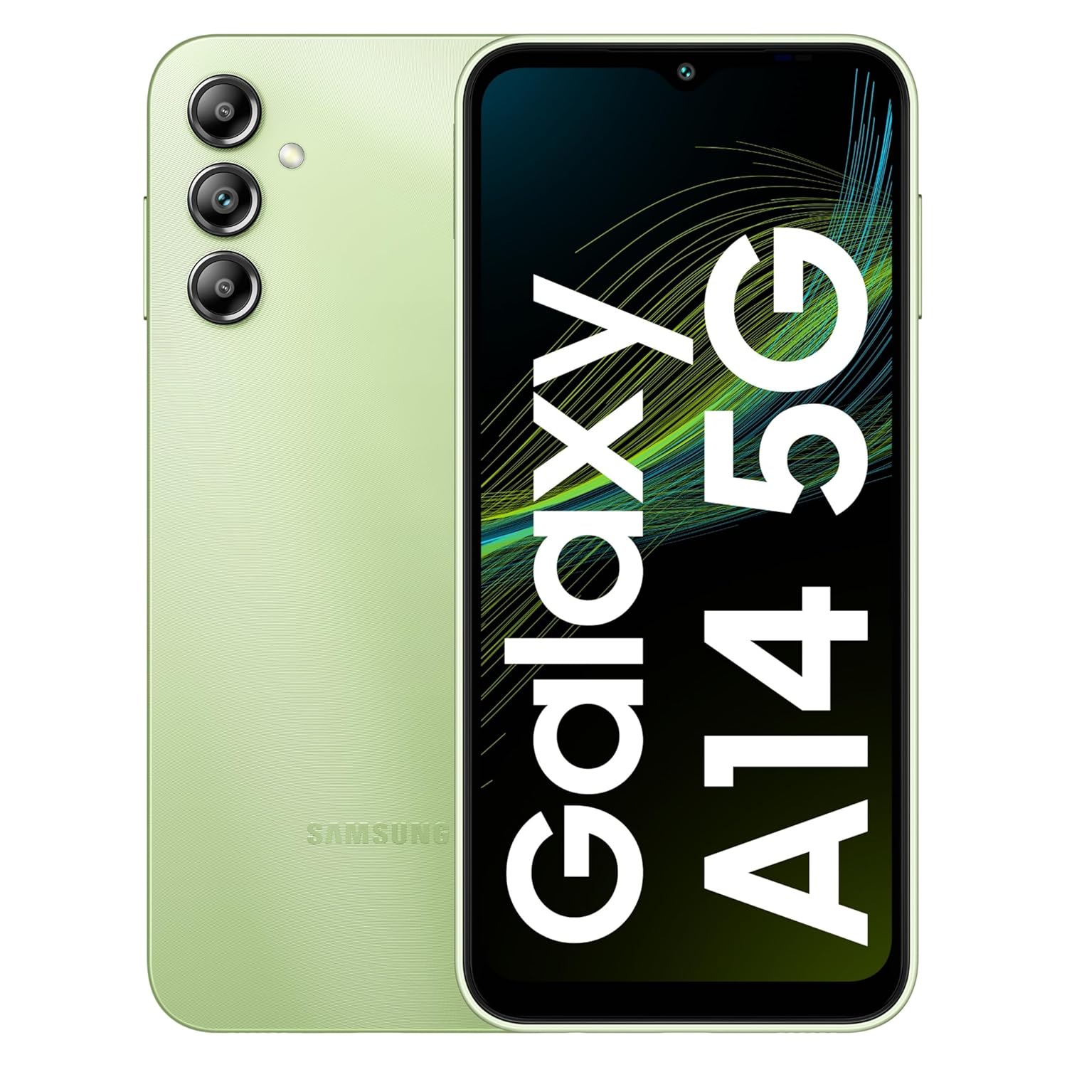 Samsung Galaxy A14 5G (Light Green, 4GB, 64GB Storage) | Triple Rear Camera (50 MP Main) | Upto 8 GB RAM with RAM Plus | Without Charger