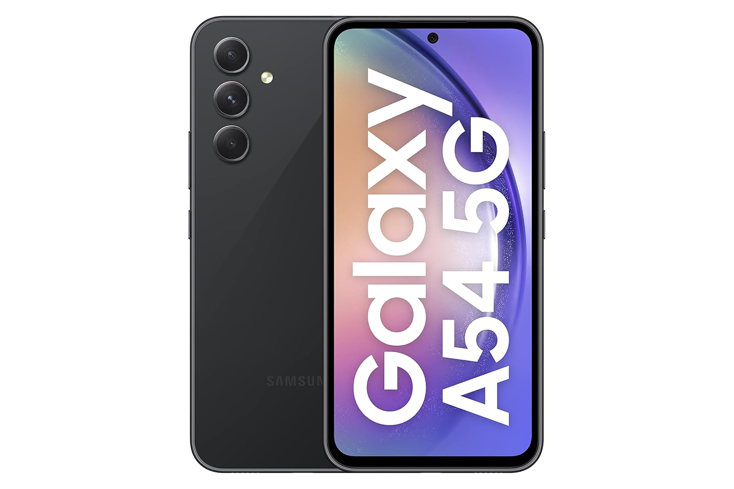 Samsung Galaxy A54 5G (Awesome Graphite, 8GB, 128GB Storage) | 50 MP No Shake Cam (OIS) | IP67 | Gorilla Glass 5 | Voice Focus | Without Charger Samsung Galaxy A54 5G (Awesome Graphite, 8GB, 128GB Storage) | 50 MP No Shake Cam (OIS) | IP67 | Gorilla Glass 5 | Voice Focus | Without Charger