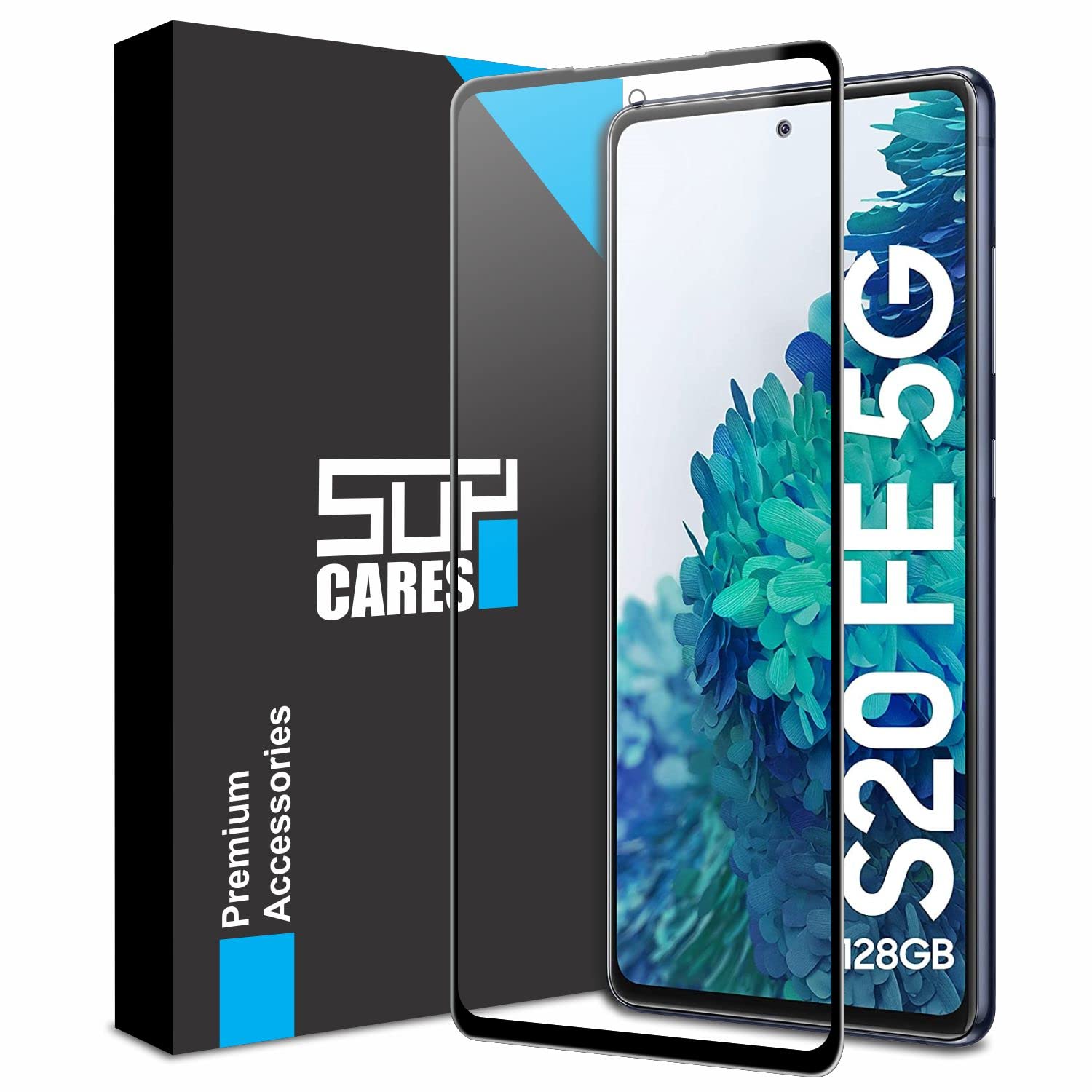 SupCares Edge To Edge Tempered Glass For Samsung Galaxy S20 Fe 5G (6.5 Inch) With Easy Self Installation Kit| Black SupCares Edge To Edge Tempered Glass For Samsung Galaxy S20 Fe 5G (6.5 Inch) With Easy Self Installation Kit| Black