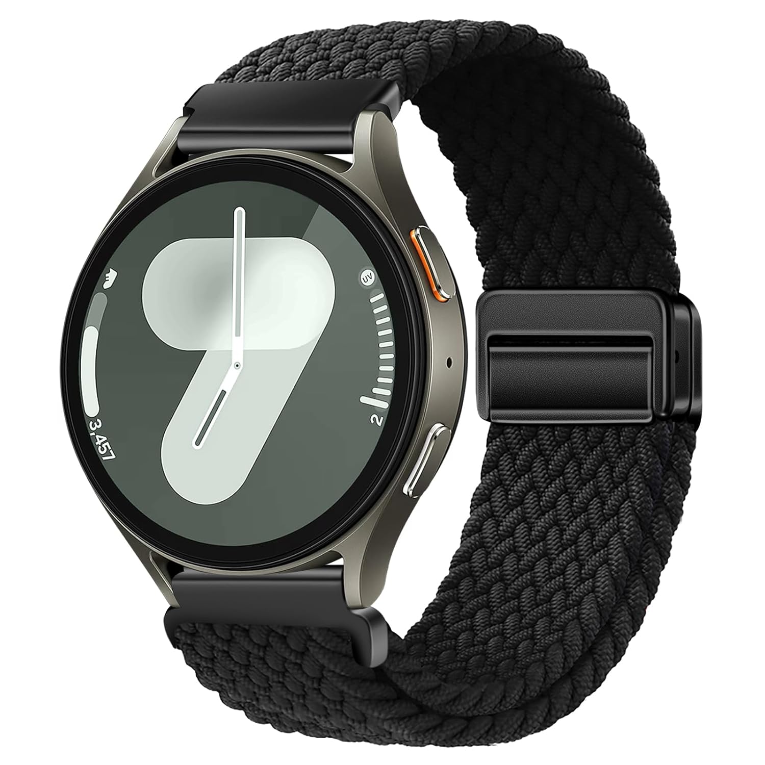 YYXIXI 20mm Watch Strap Compatible with Galaxy Watch 7/Galaxy Watch 4 Strap 44mm 40mm /Galaxy Watch 5/Watch 5 Pro/Watch 3 41mm/Active 2 Band Magnetic Buckle Braided Belt