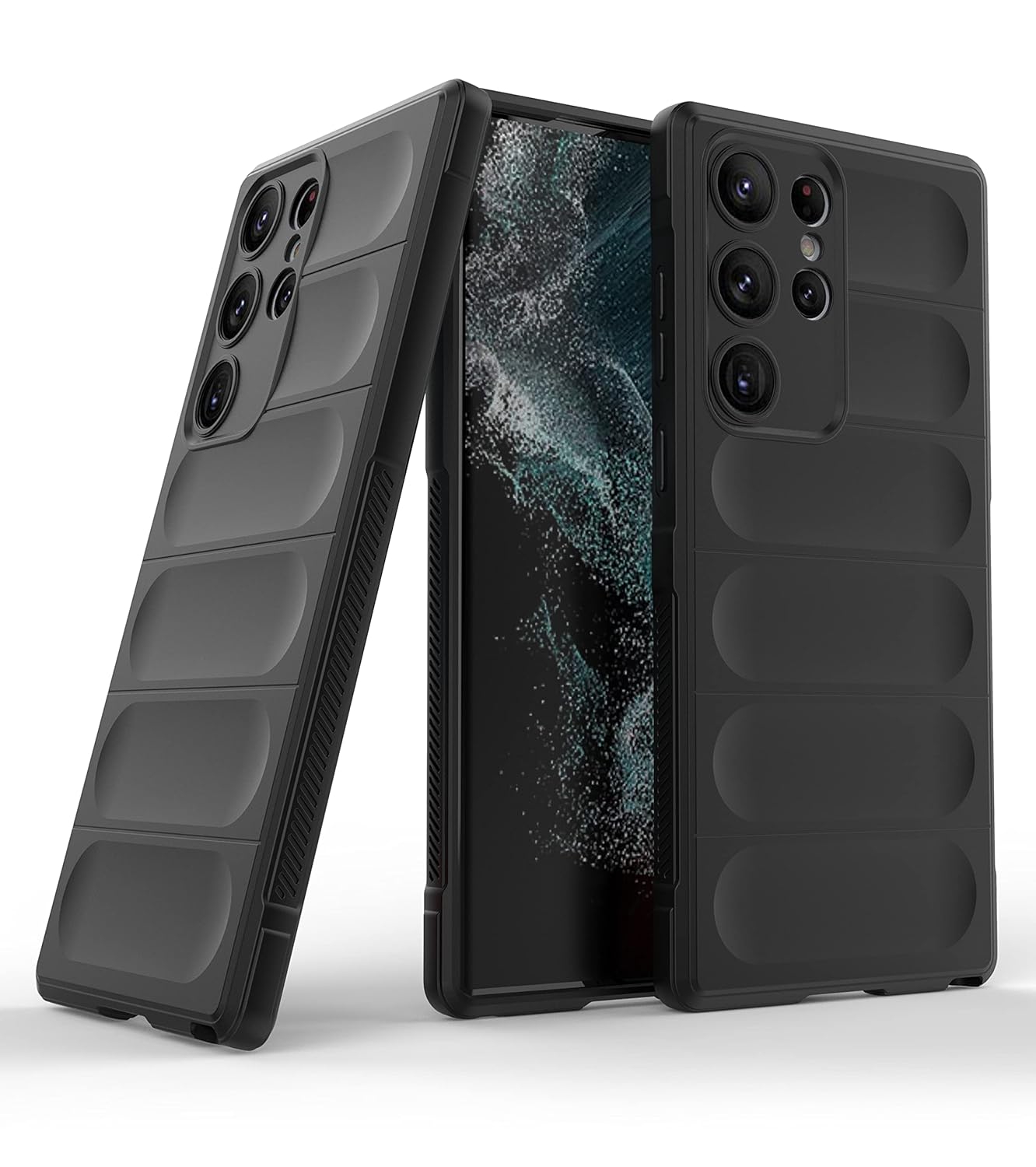 Zapcase Back Case Cover for Samsung Galaxy S23 Ultra 5G | Compatible for Samsung Galaxy S23 Ultra 5G Back Case Cover | Liquid Silicon Case for Samsung Galaxy S23 Ultra 5G with Camera Protection|Black