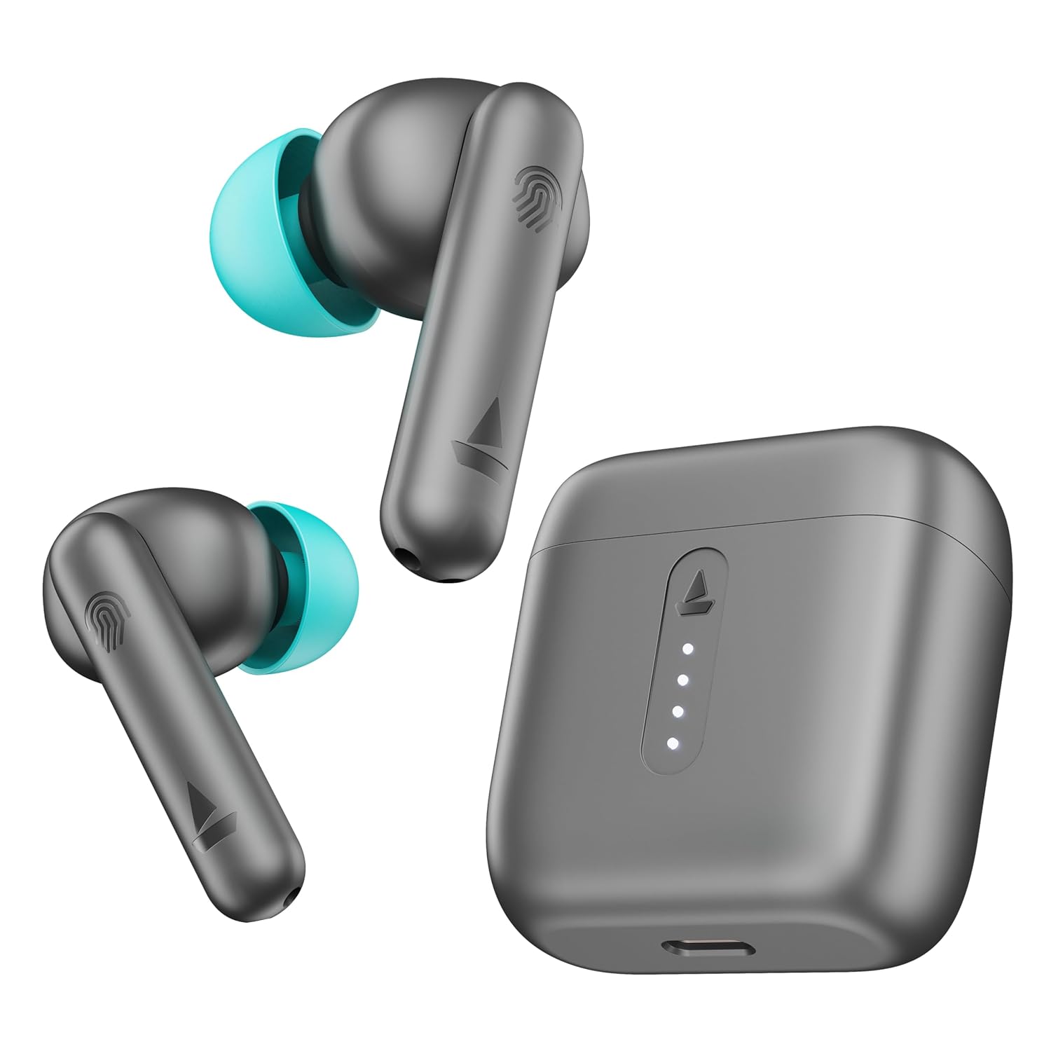 boAt Airdopes 141, Low Latency, ENx Tech, 42HRS Battery, Fast Charge, IWP, IPX4, v5.1 Bluetooth Earbuds, TWS Ear Buds Wireless Earphones with mic (Cider Cyan)